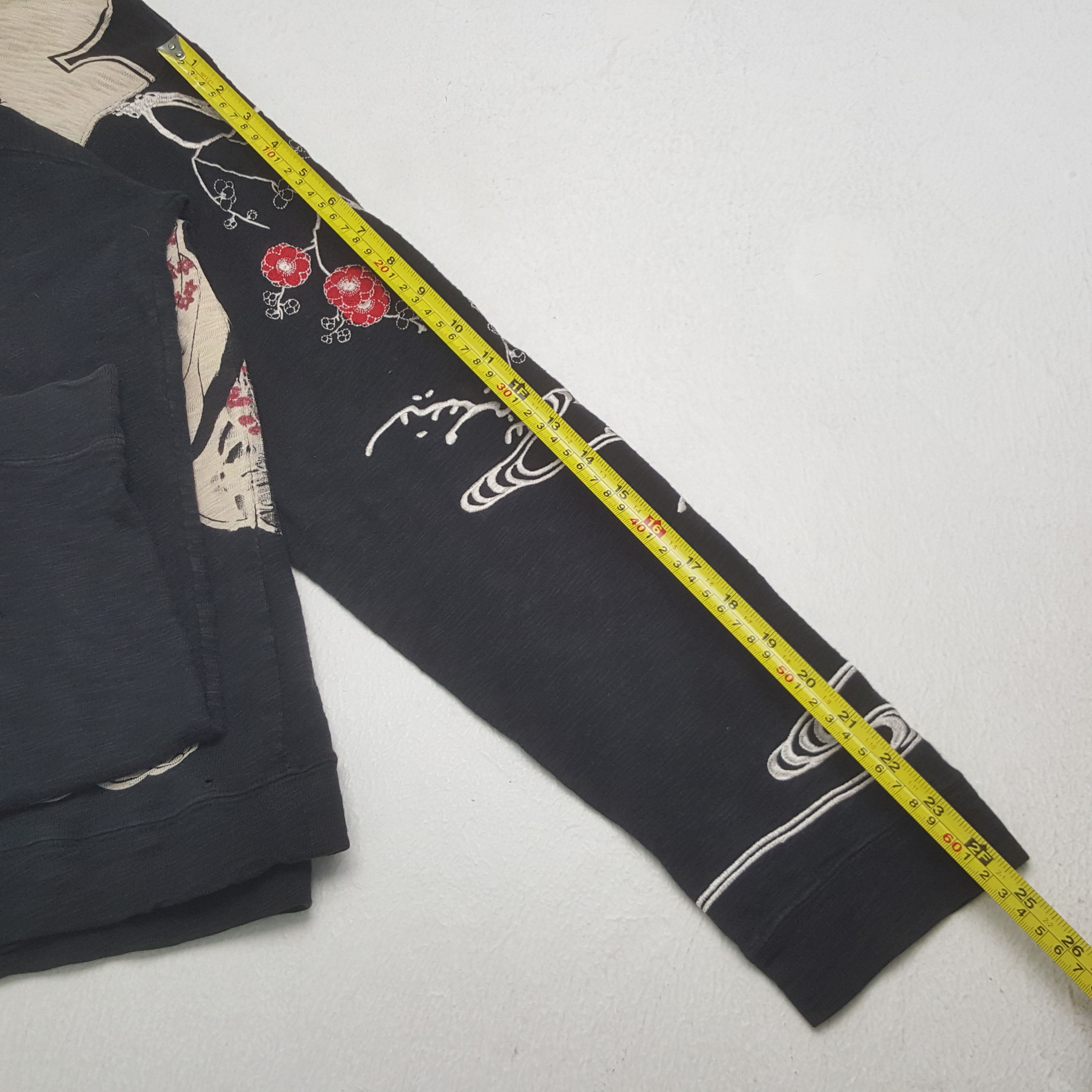 Japanese Brand Vintage Karakuri Tamashii Japanese Art Sweatshirt RR12 Size US M / EU 48-50 / 2 - 7 Thumbnail