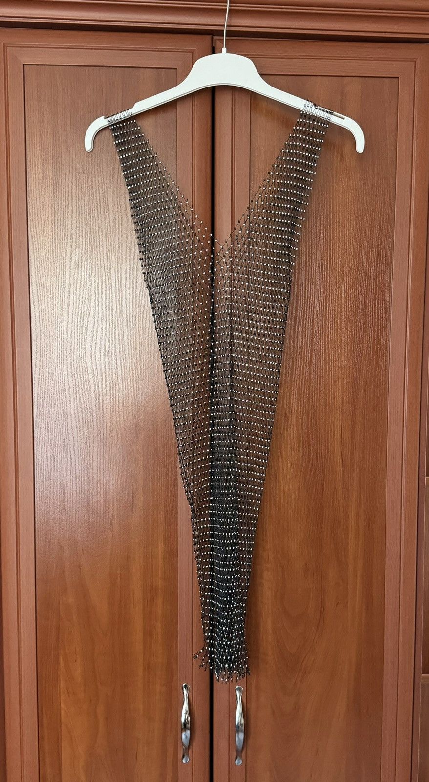 Japanese Brand × Vintage Avantgarde mesh chainmail body armour dress mini sleeveless Size S / US 4 / IT 40 - 6 Thumbnail