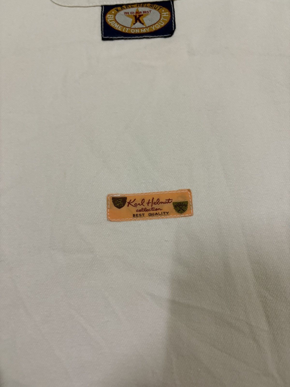 Karl Helmut Karl Helmut Vintage Utility Shirt with Rare Patches Size US L / EU 52-54 / 3 - 14 Thumbnail