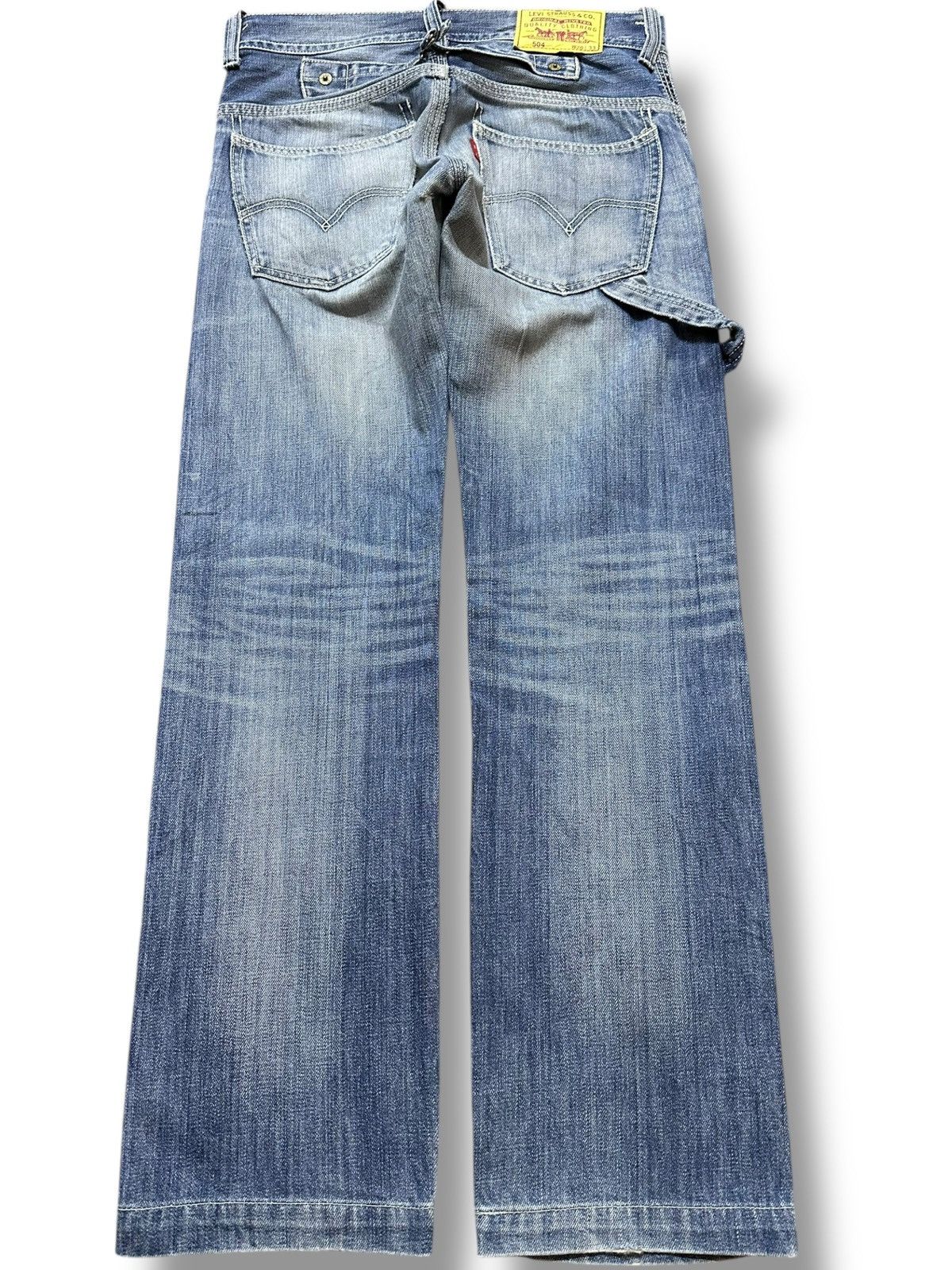 Levi's Vintage Clothing Vintage Levi’s 504 Carpenter Buckle Belt Denim Size US 30 / EU 46 - 5 Thumbnail