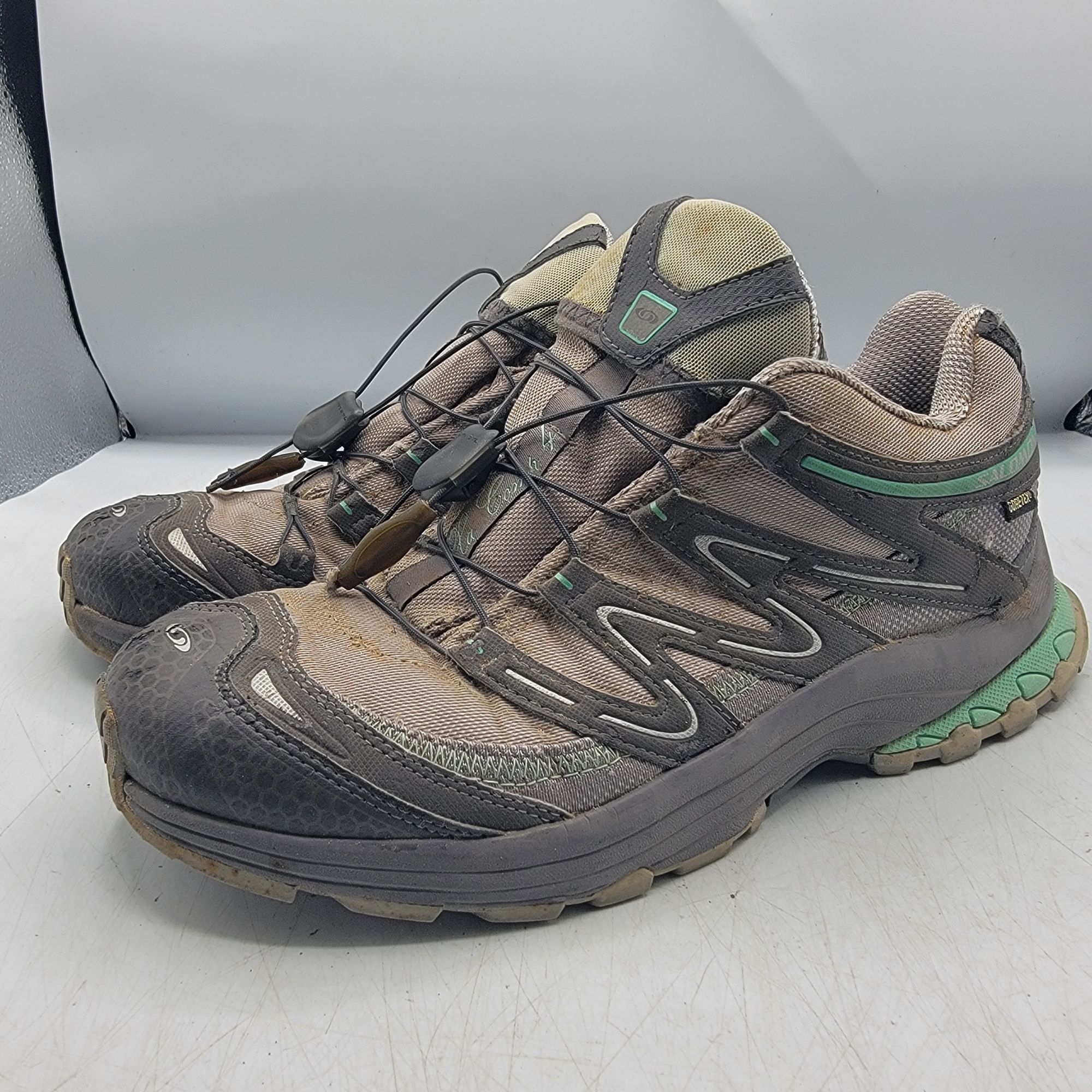 Salomon Salomon XA Comp 4 SCS Womens Size 9 Gray Shoes Gore Tex Trai Size US 9 / IT 39 - 4 Thumbnail