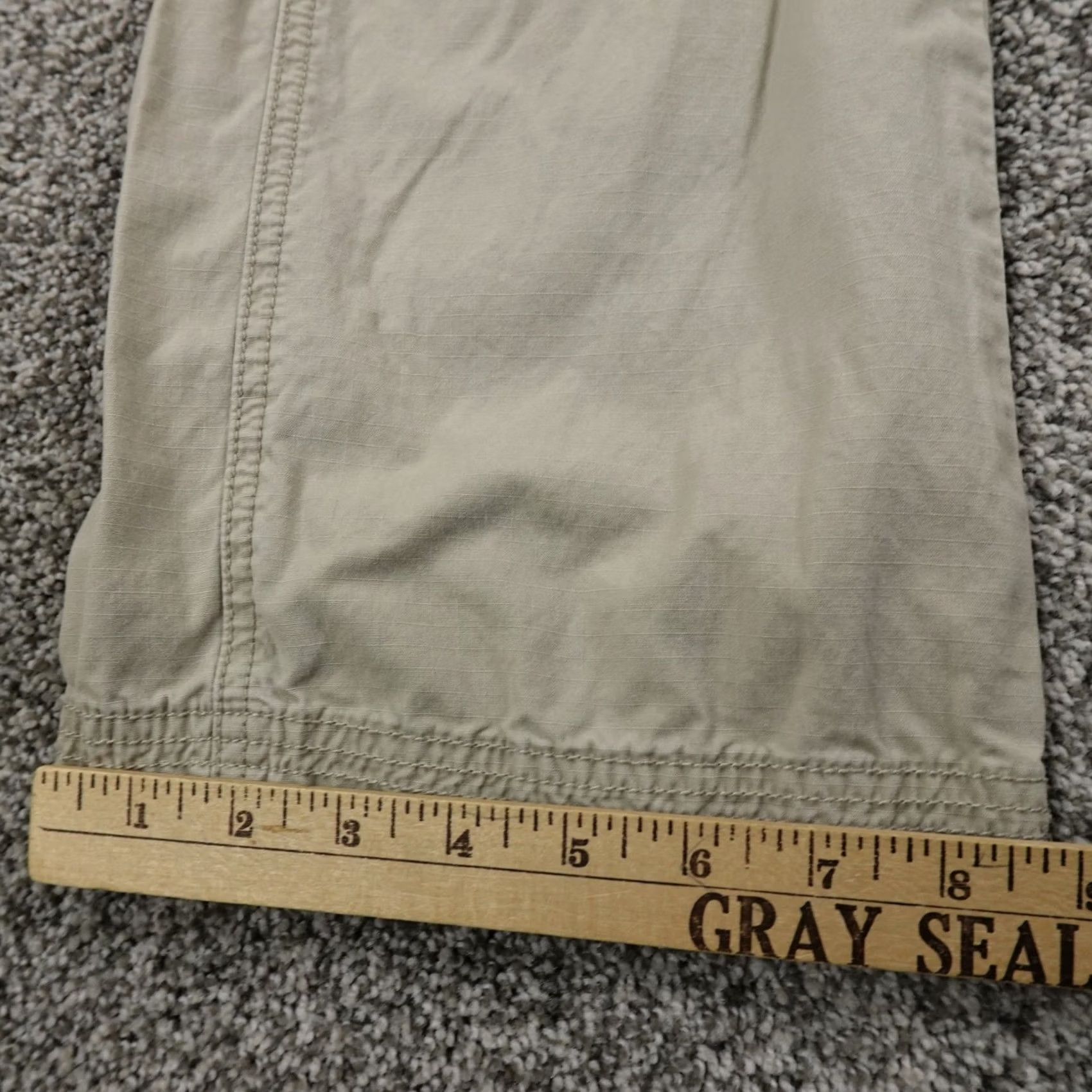 Vintage Cabela's Pants Women L Beige Tan Cargo Pull On Drawstring Hunting Outdoor Hiking Size 36" / US 14 / IT 50 - 2 Thumbnail