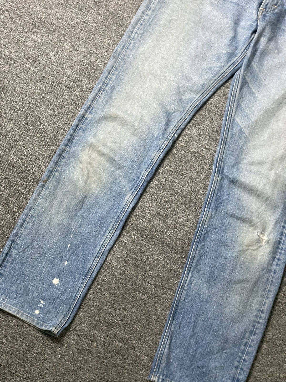 Lee × Vintage Vintage LEE x American Riders Distressed Denim (103) Size US 30 / EU 46 - 2 Thumbnail