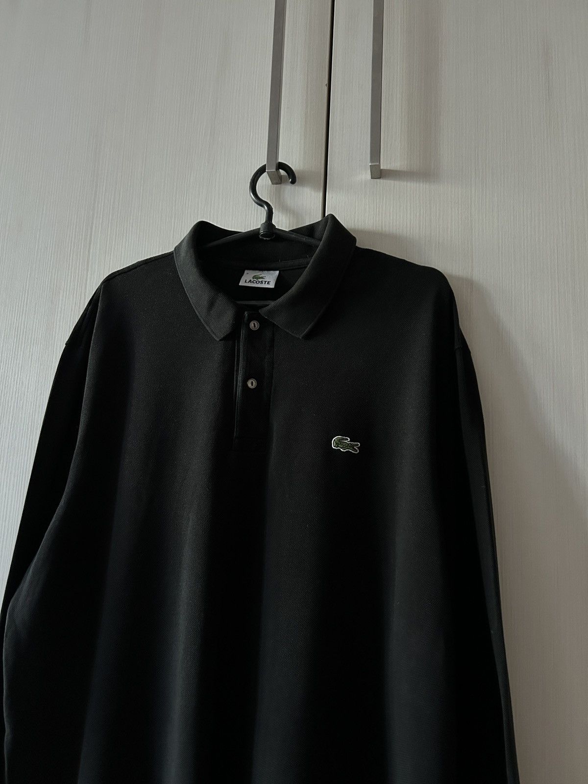 Lacoste × Vintage Vintage Lacoste black long-sleeved mens size Xl Size US L / EU 52-54 / 3 - 2 Thumbnail