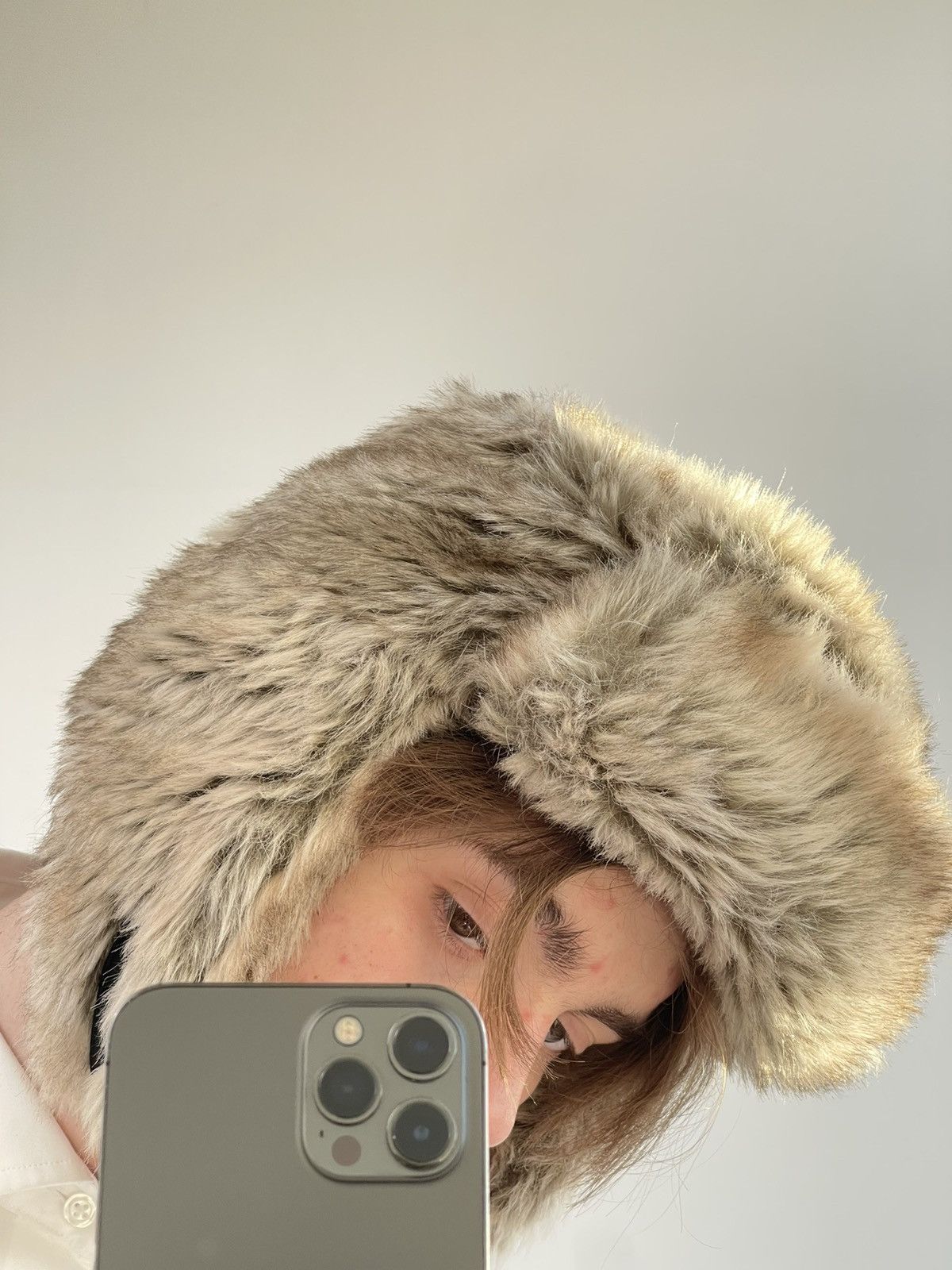 Vintage Vintage fuzzy mohair japanese ushanka hat avant garde Size ONE SIZE - 11 Thumbnail