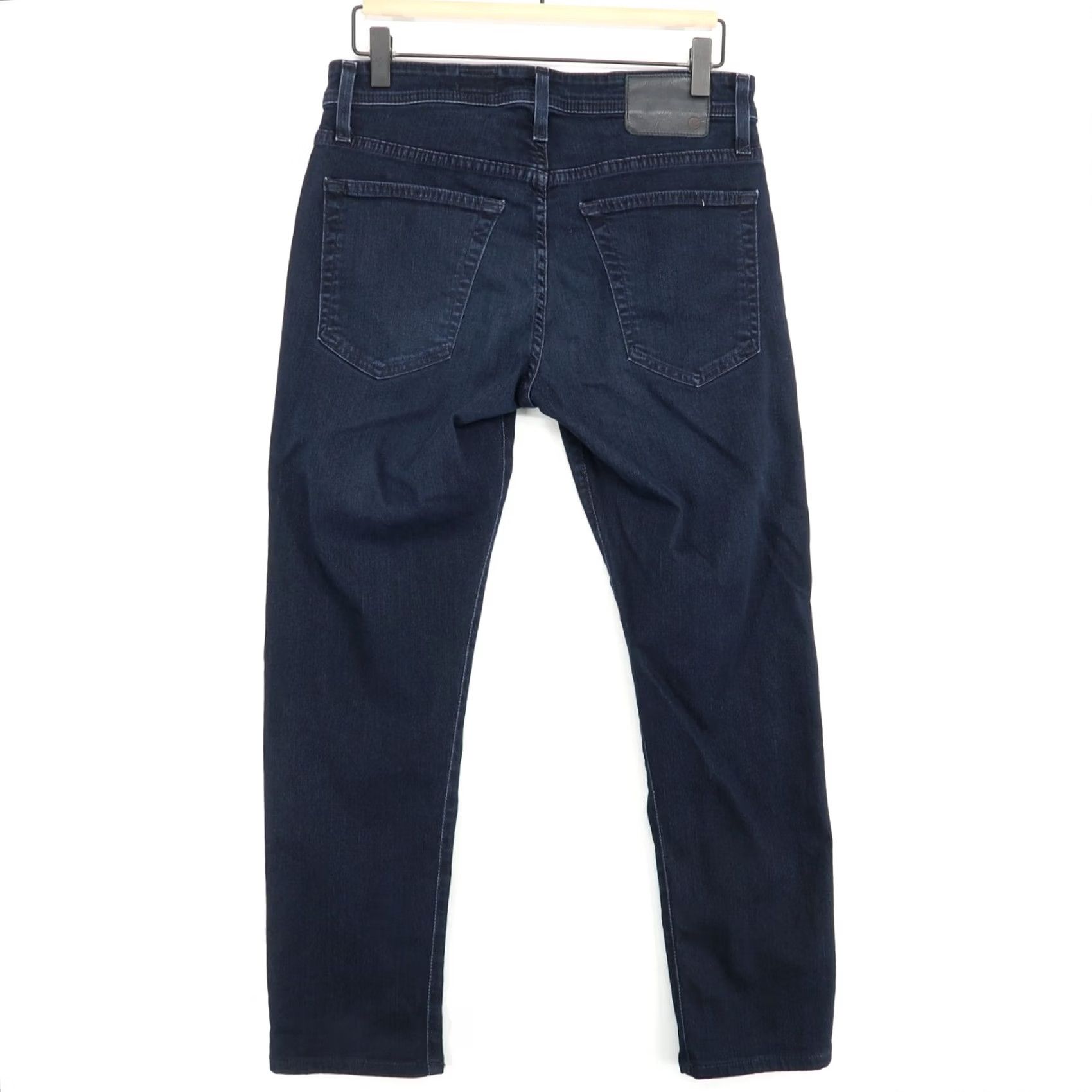 Vintage AG Adriano Goldschmied Jeans Mens 30 Blue The Tellis 30x27 Dark Modern Slim Hemmed Size US 30 / EU 46 - 2 Thumbnail