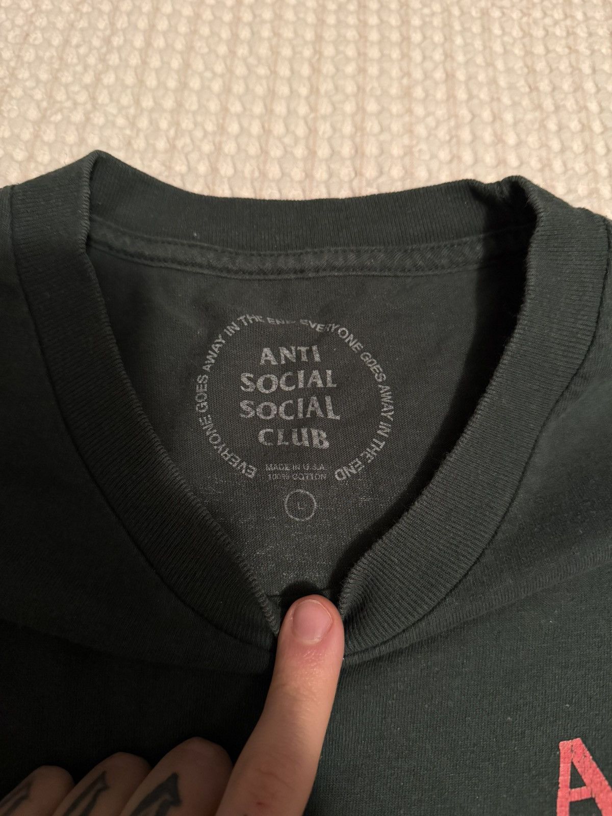 Anti Social Social Club ANTI SOCIAL CLUB GRAPHIC TEE Size US M / EU 48-50 / 2 - 4 Thumbnail