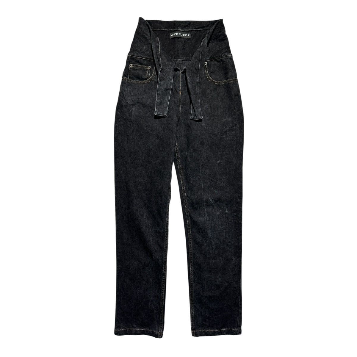 Y/Project Waist tie v cut denim Size 25" / US 0 / IT 36 - 1 Thumbnail