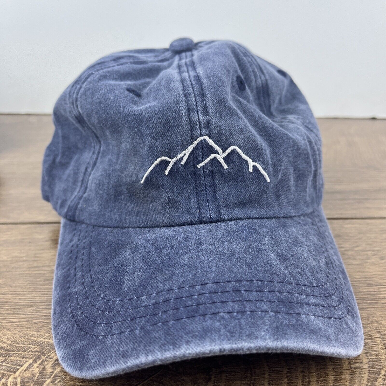 Other Mountains Hat Mountain Blue Hat Adjustable Adult Size Hat Bl Size ONE SIZE - 2 Thumbnail