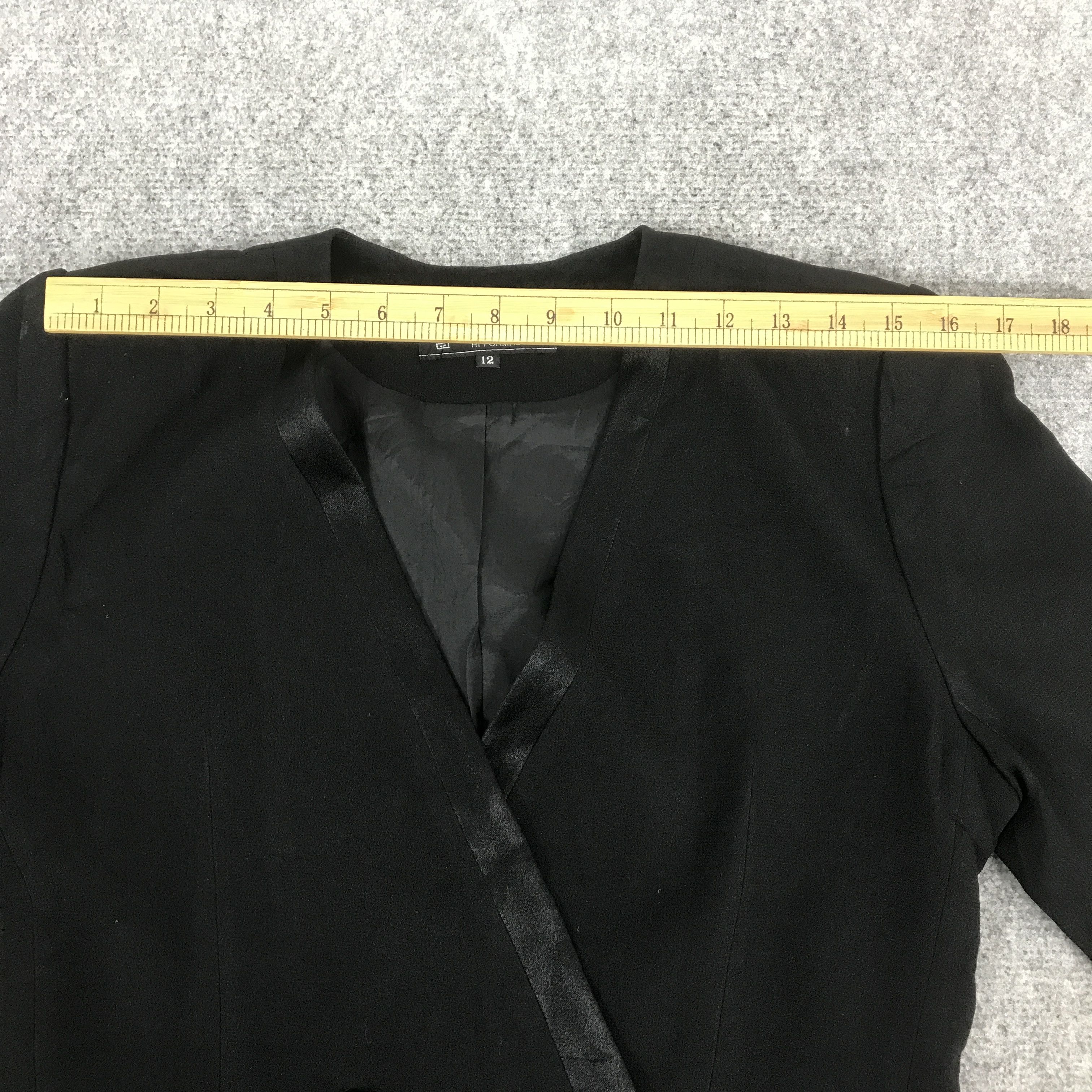 Givenchy GIVENCHY BLACK BLAZER JACKET K73B7 Size XL / US 12-14 / IT 48-50 - 5 Thumbnail