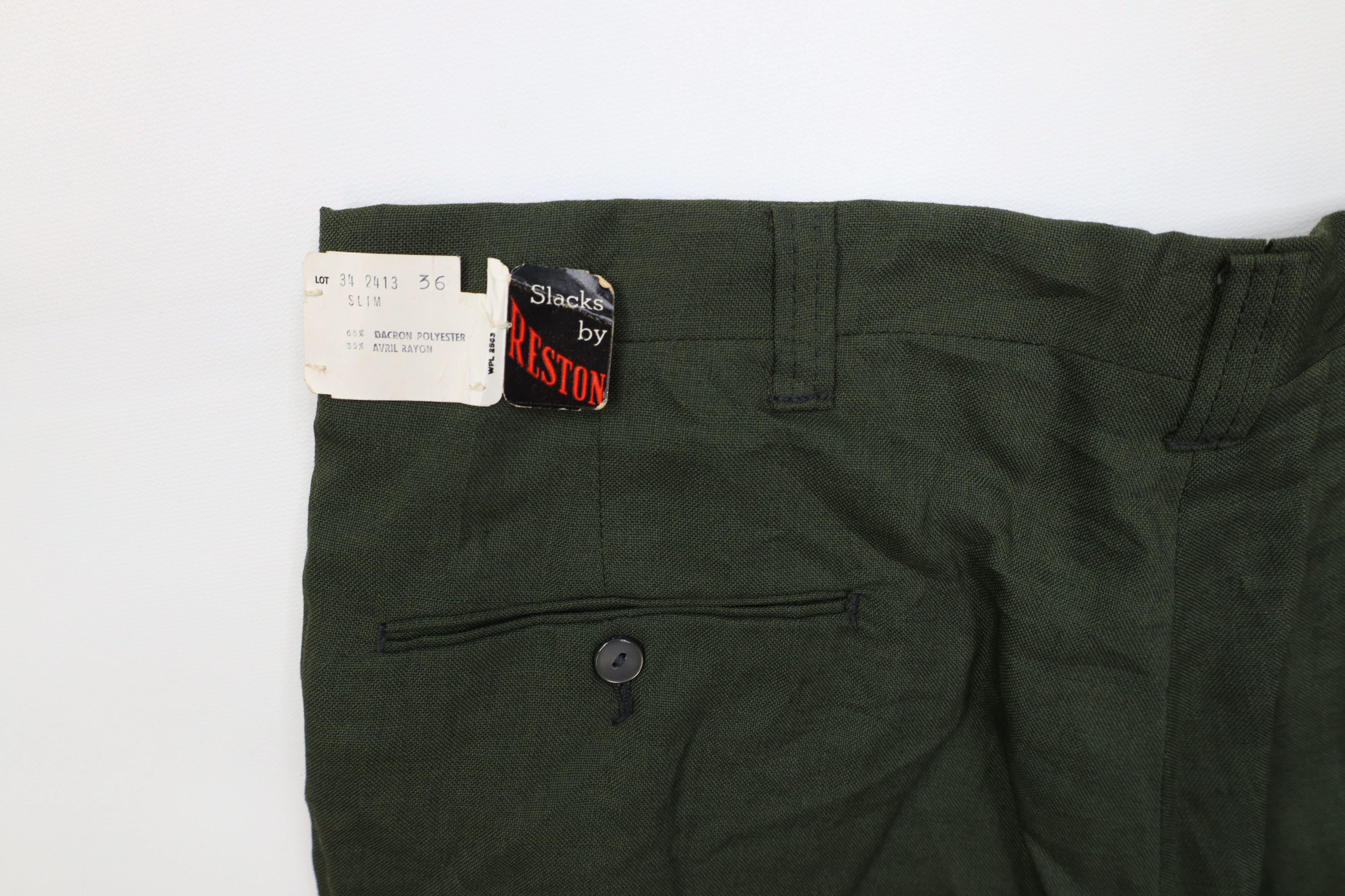 Vintage Deadstock Vintage 50s Streetwear Gabardine Chino Pants USA Size US 36 / EU 52 - 14 Thumbnail
