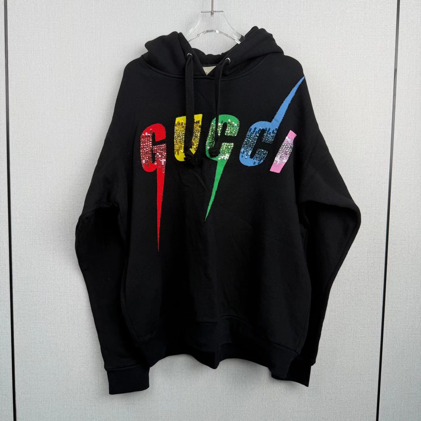 Gucci Gucci sequined rhinestone hoodie, size S, 98% new Size S / US 4 / IT 40 - 1 Thumbnail