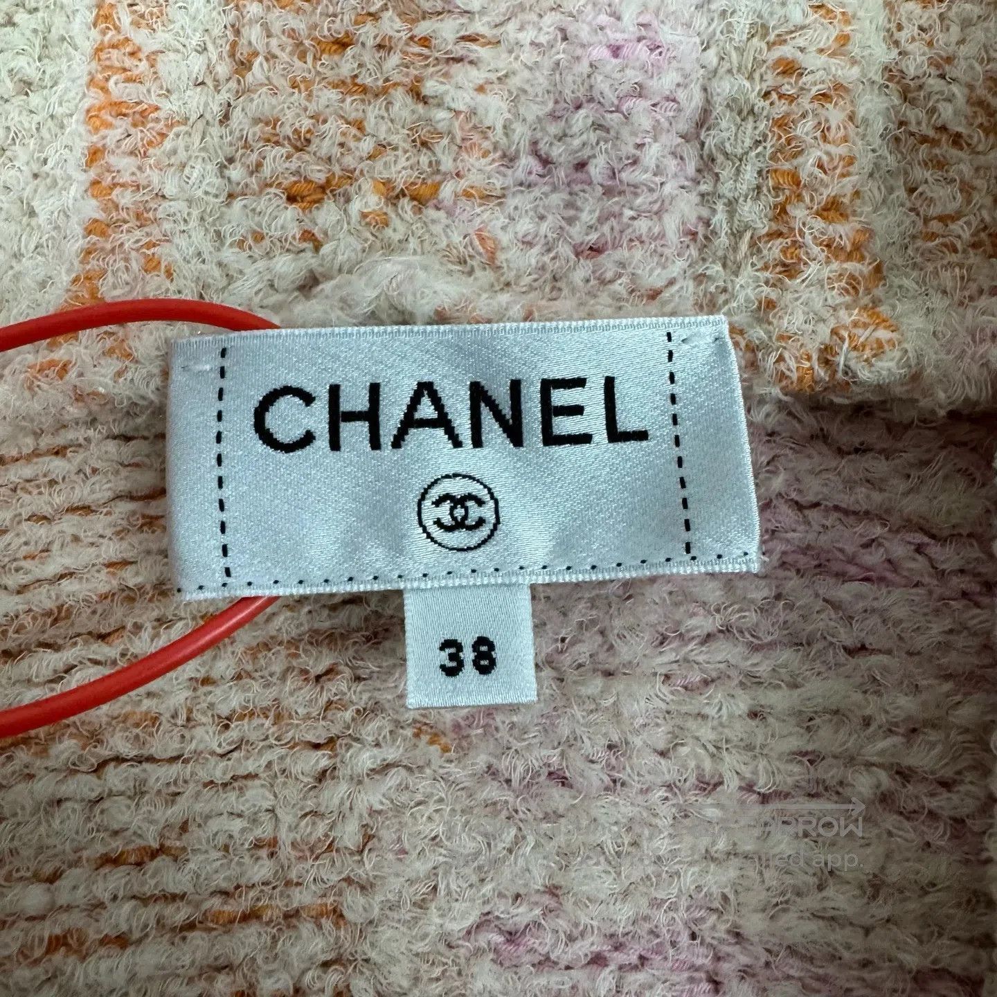 Chanel Chanel Ski Series: Orange-Pink Checkered Hooded Vest| Size M / US 6-8 / IT 42-44 - 4 Thumbnail