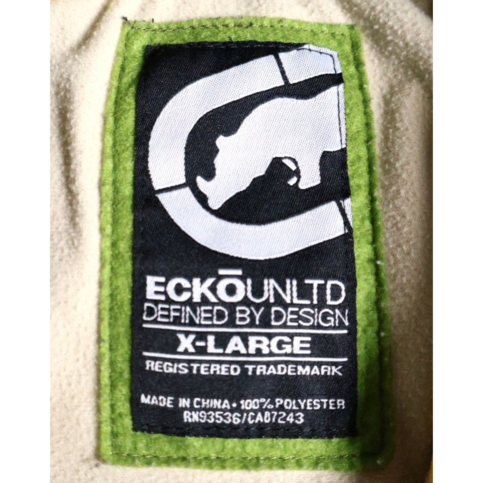 Ecko Unltd. VINTAGE Ecko Unltd. Track Jacket Mens XL Beige Full Zip 90s Hip Hop Retro Pockets Short Sleeve (Regular) Size L Size US L / EU 52-54 / 3 - 3 Thumbnail