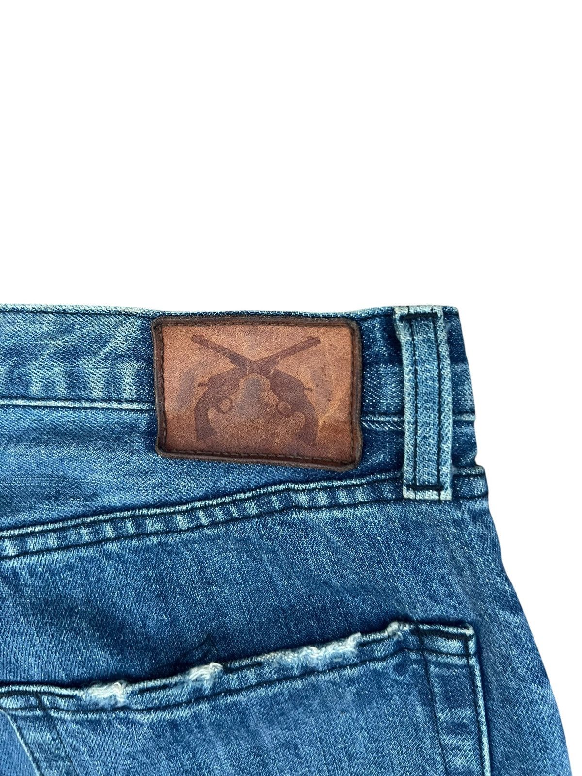 roarguns Vintage Roarguns Japan Distressed Denim Bootcut Jeans Size US 31 - 17 Thumbnail
