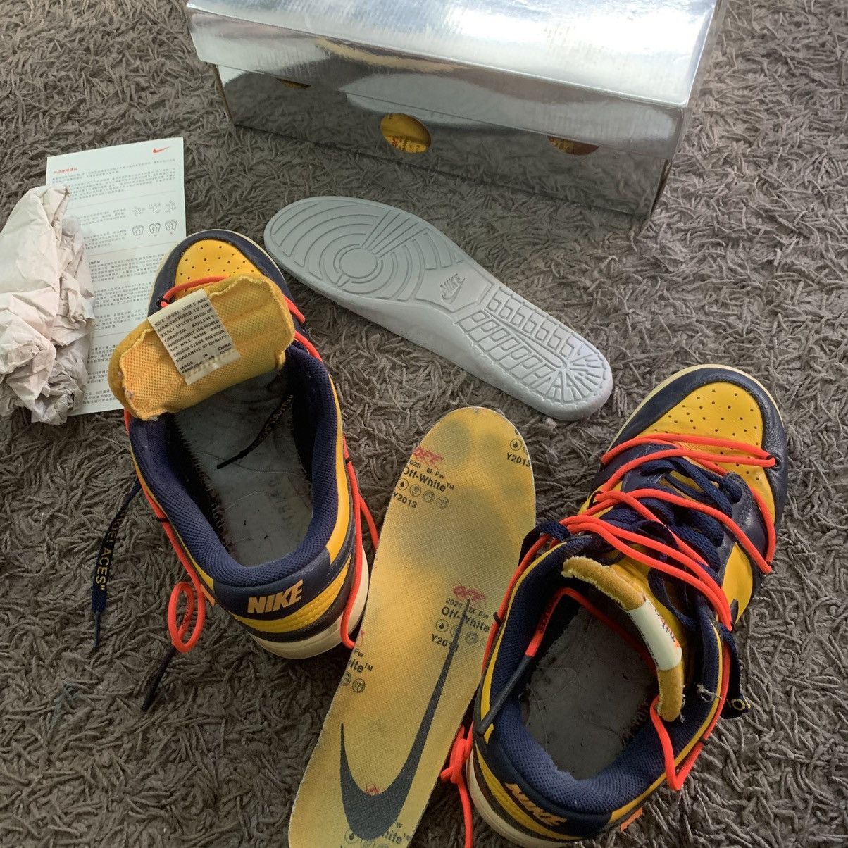 Nike × Off-White Nike Dunk Low x Off White Size US 9 / EU 42 - 5 Thumbnail