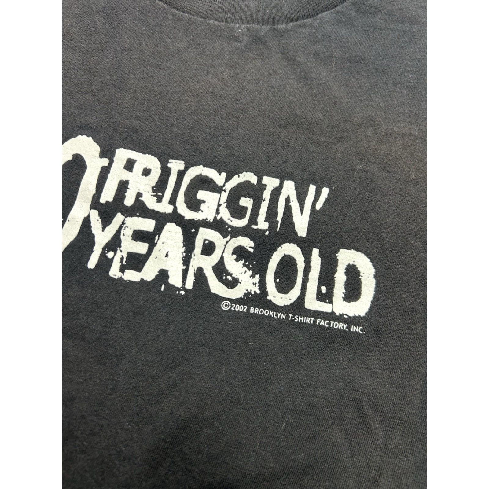 Vintage VINTAGE Funny y2k graphic T-Shirt Mens Large Black 50 friggin years old Novelty birthday Size US L / EU 52-54 / 3 - 3 Thumbnail