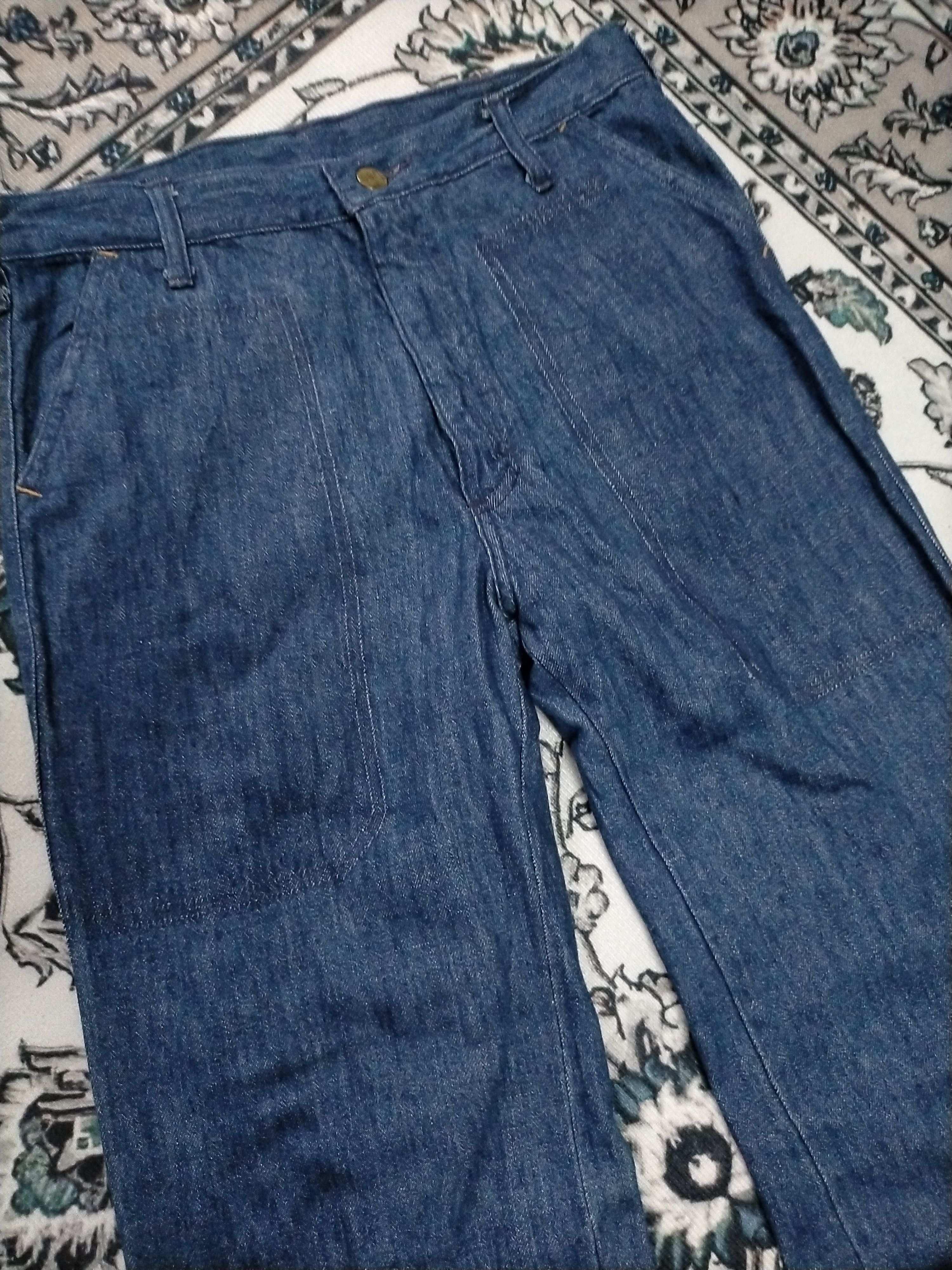 Lee × Vintage Vintage Lee 70s Flare Jeans Like New Size US 29 - 2 Thumbnail