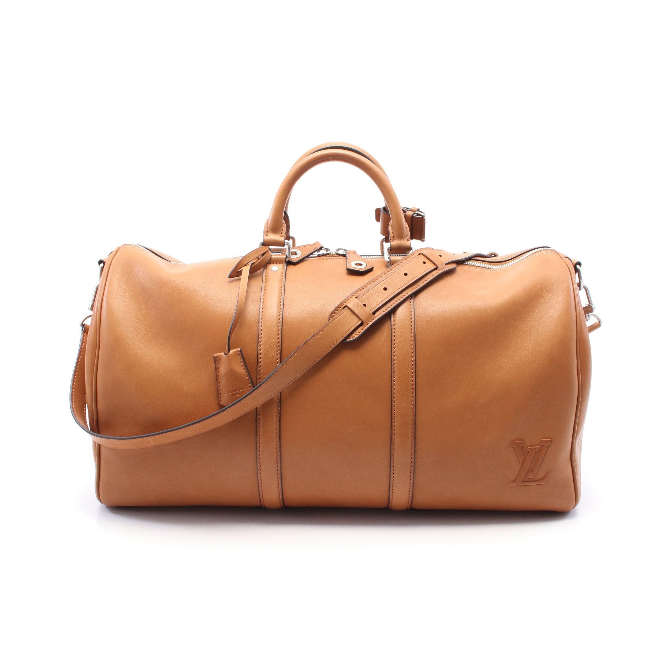 Louis Vuitton Louis Vuitton Keepall 50 Tongue Boston Bag Leather Brown Size ONE SIZE - 1 Thumbnail