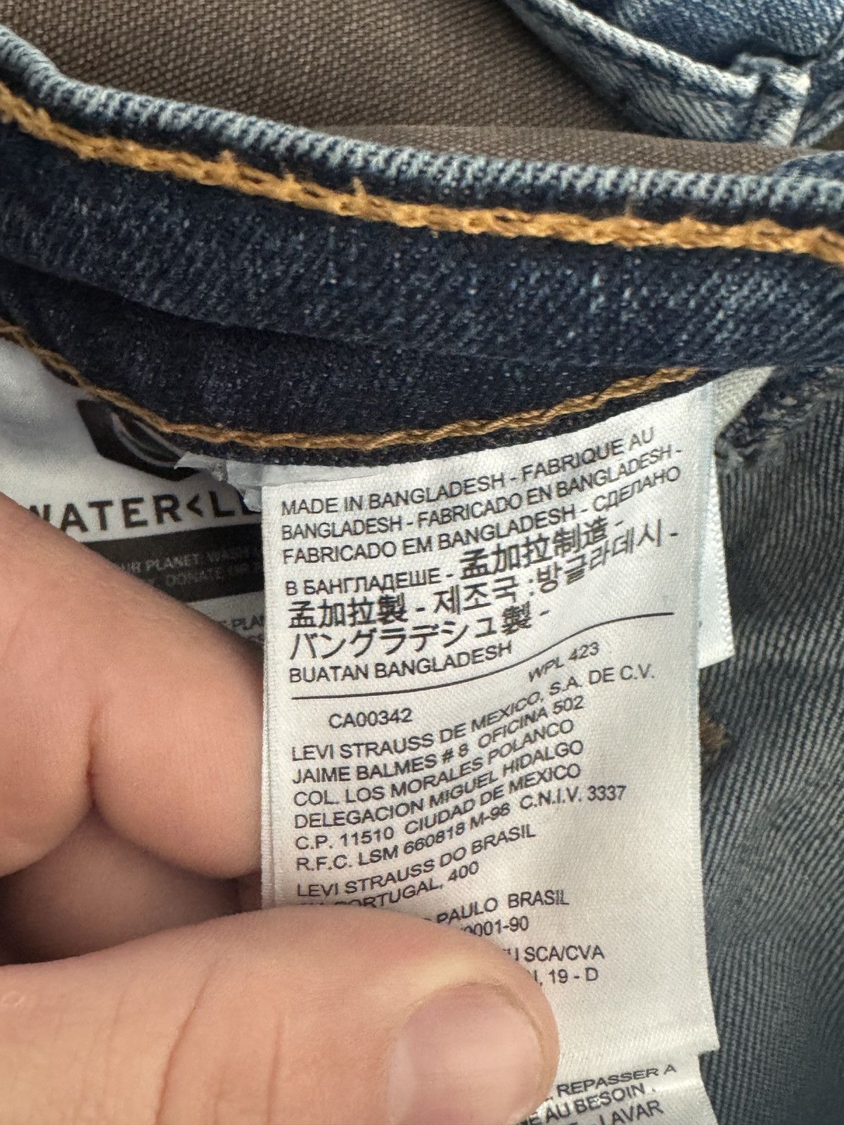 Levi's levis 512 blue jeans Size US 32 / EU 48 - 4 Thumbnail