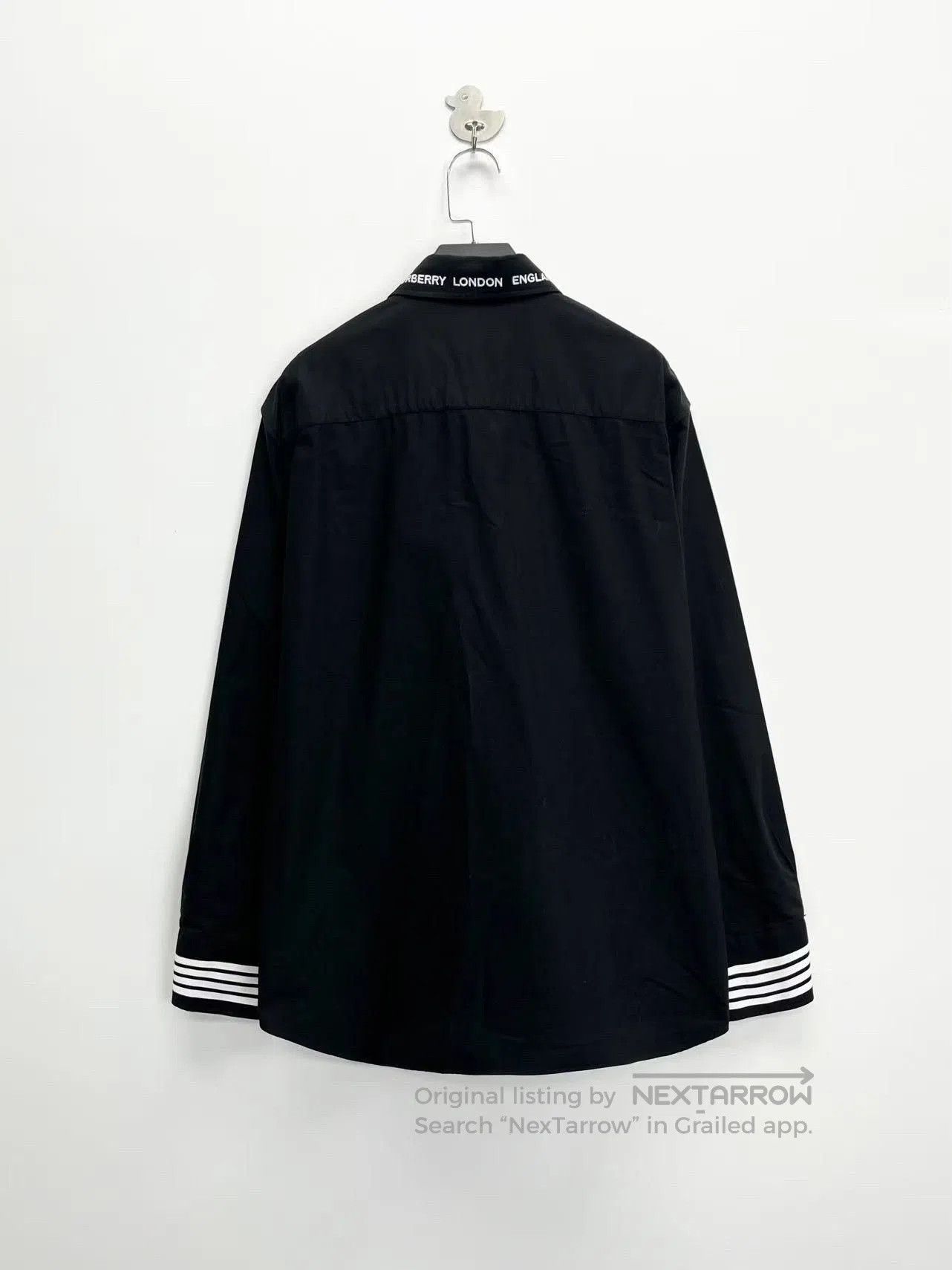 Burberry burberry black long sleeve shirt with logo. Size US L / EU 52-54 / 3 - 2 Thumbnail