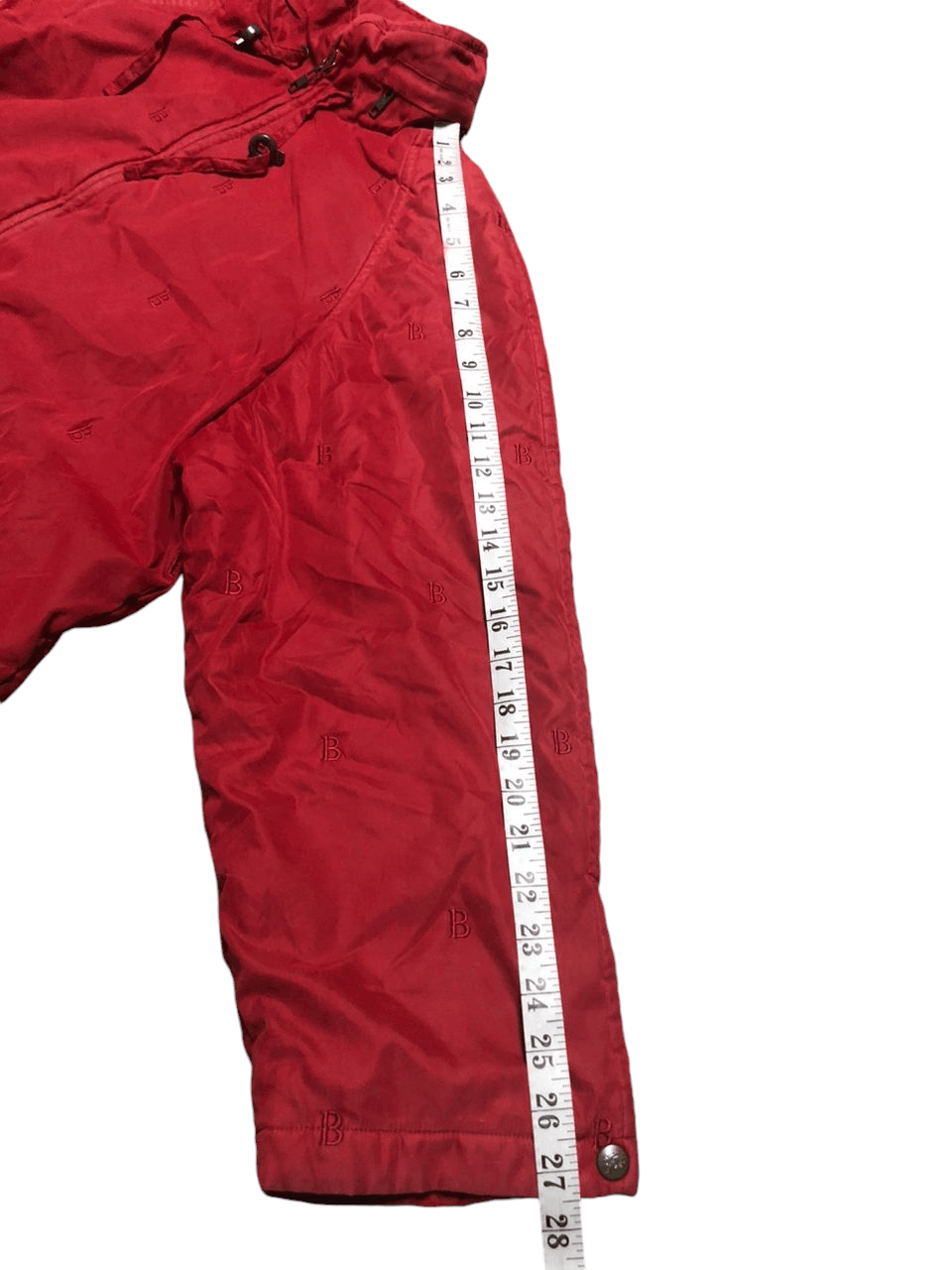 Burberry Vintage Burberrys Red Velvet Embroidered B Down Trench Coat Size US M / EU 48-50 / 2 - 25 Thumbnail