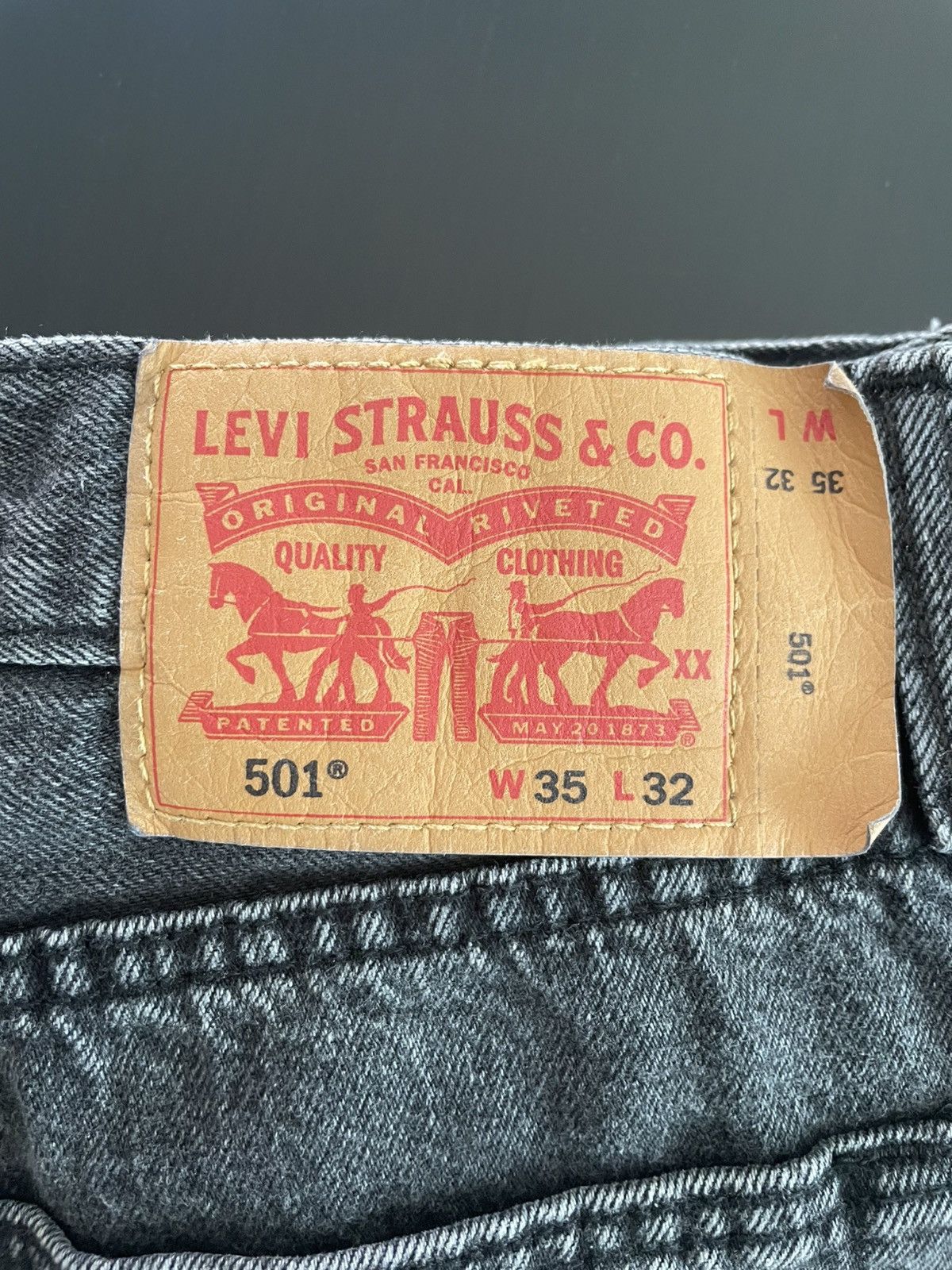 Levi's Levi 501’s Size US 35 - 3 Thumbnail