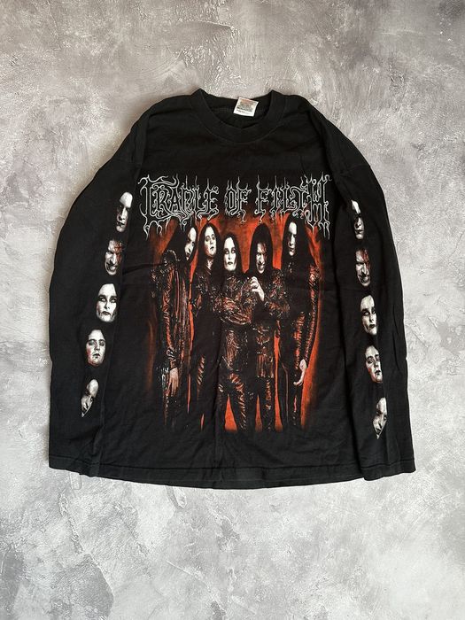 Gildan CRADLE OF FILTH Band T-shirt, Men's L size cotton black type Vintage Second Hand