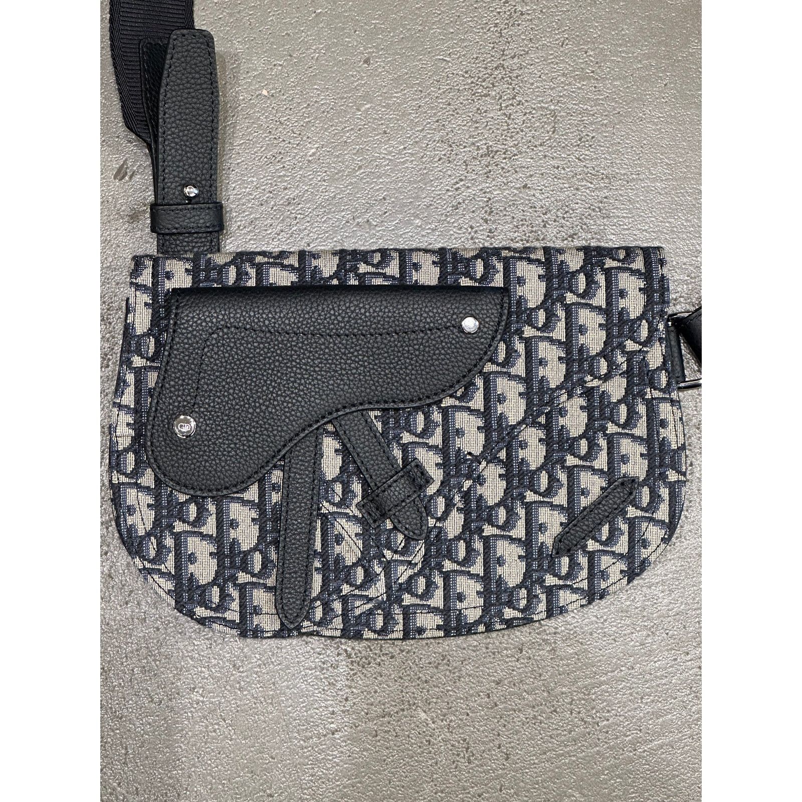 Dior 2021 Dior saddle messenger pouch in oblique jacquard Size ONE SIZE - 2 Thumbnail