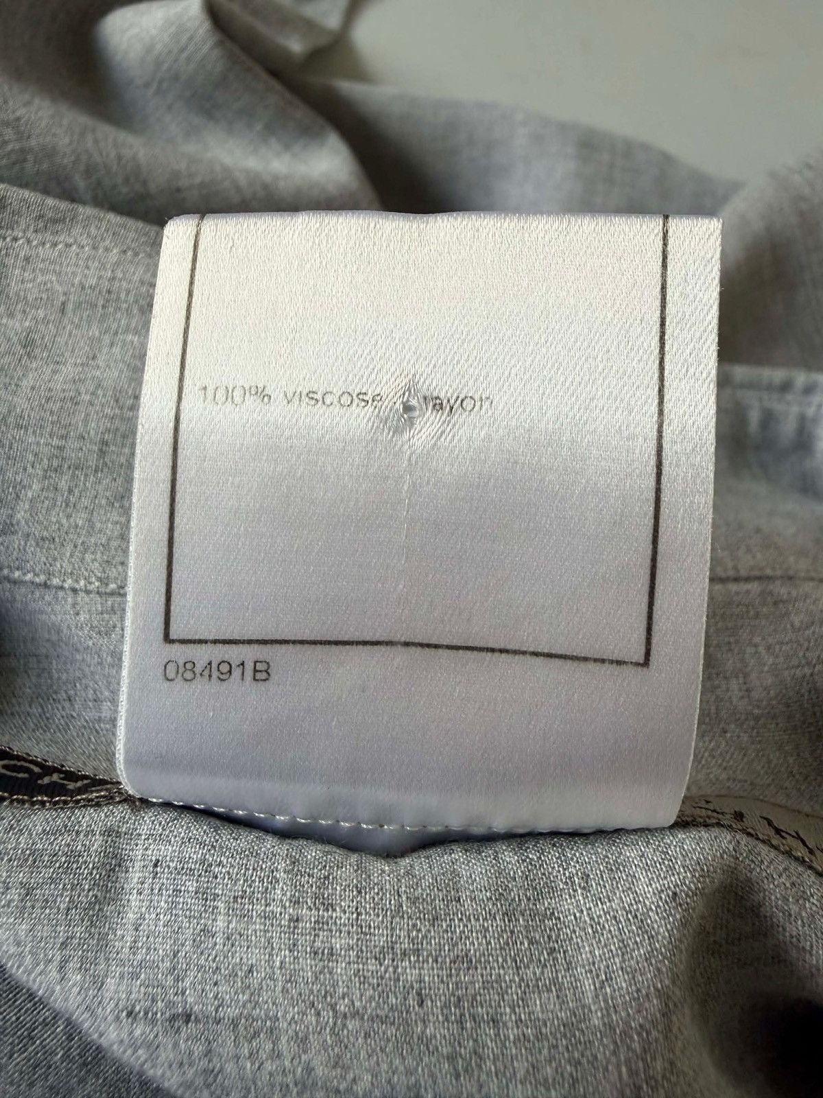 Chanel Chanel Gray Short Sleeve Shirt Size XS / US 0-2 / IT 36-38 - 7 Thumbnail