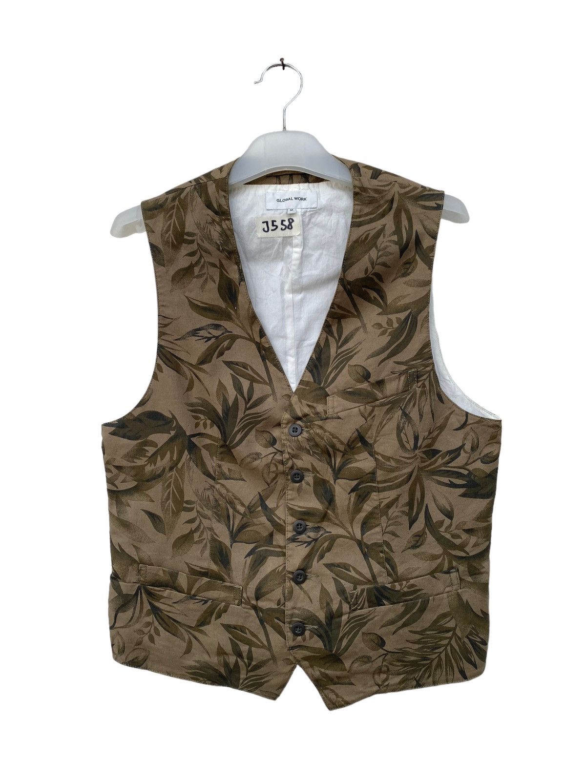 Global Work Global Work Flora Design Vest Size US M / EU 48-50 / 2 - 1 Thumbnail