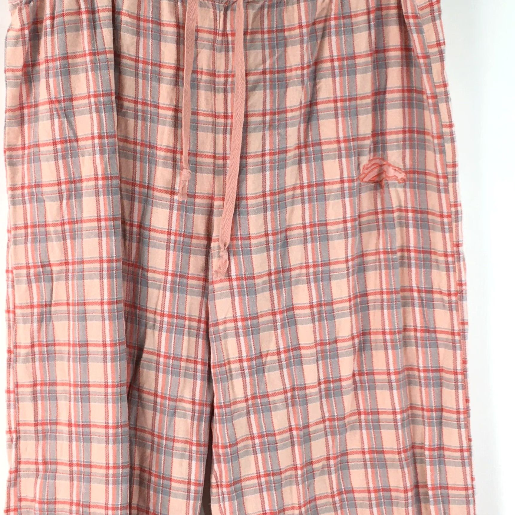 NFL VINTAGE NFL Team Apparel Girls Pink Pajama Pants Large Plaids & Checks Casual Womens Size 36" / US 14 / IT 50 - 4 Thumbnail