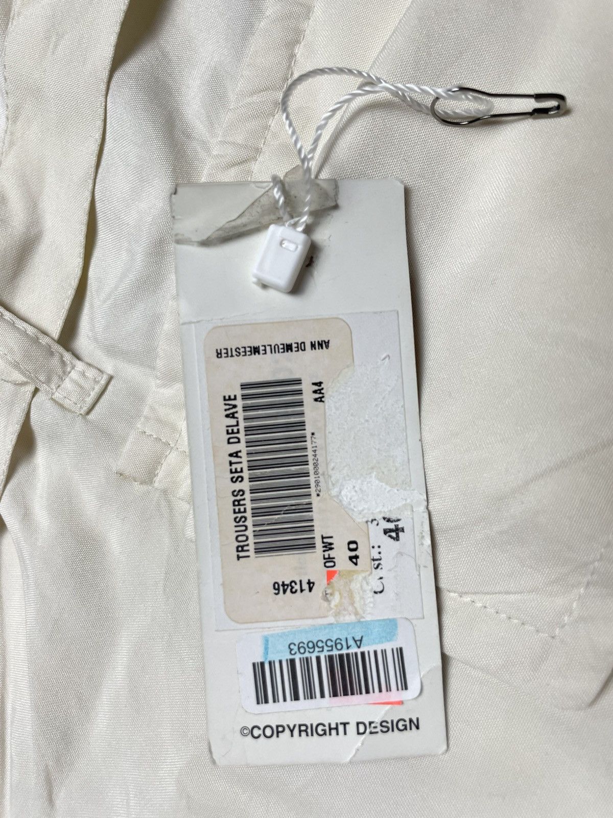 Ann Demeulemeester Ann Demeulemeester Silk Cargo Bondage Pants Size US 32 / EU 48 - 9 Thumbnail