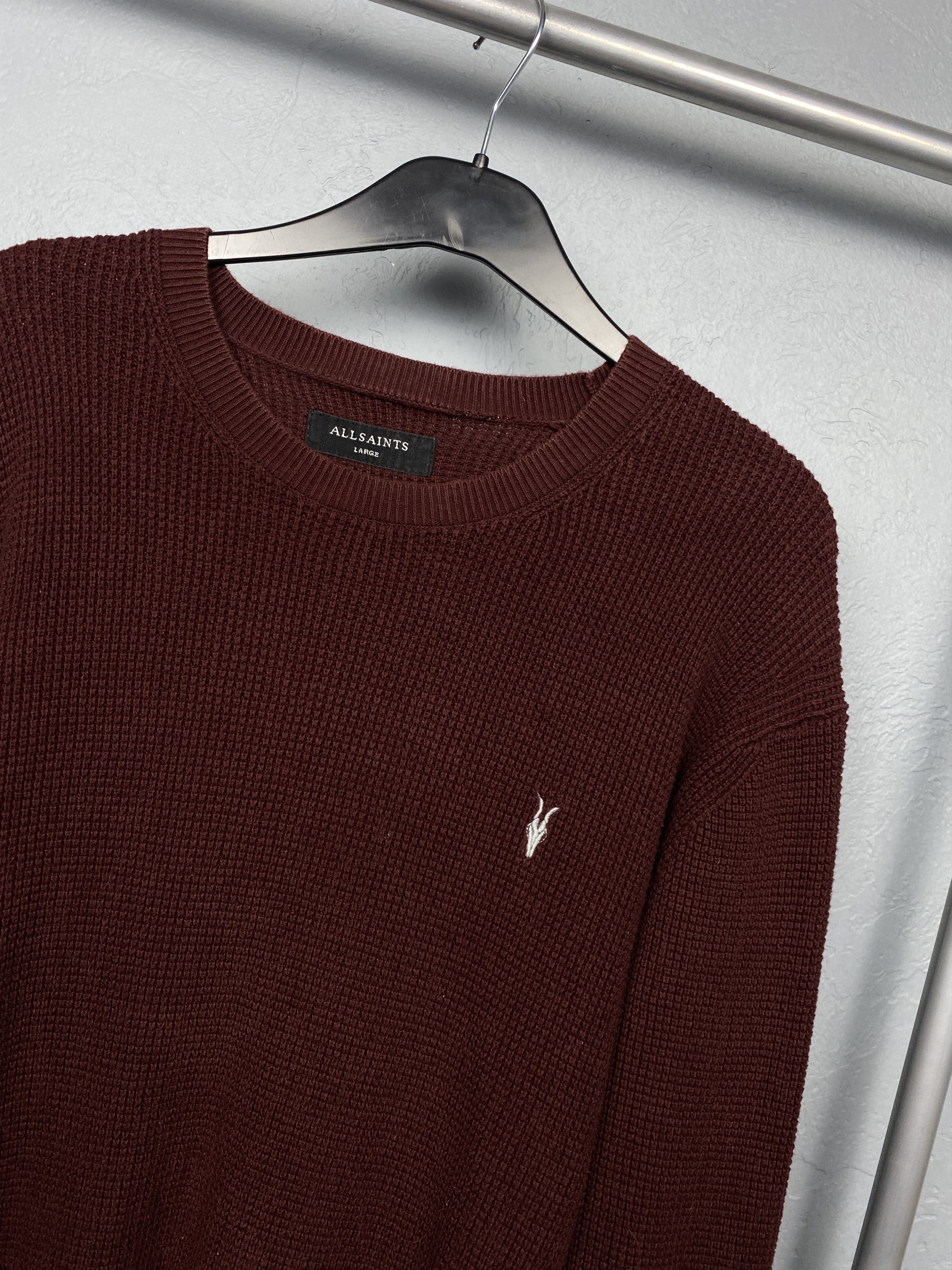 Allsaints × Vintage Allsaints Vintage Rias Crew Neck Mens Knit Sweater Size US L / EU 52-54 / 3 - 2 Thumbnail