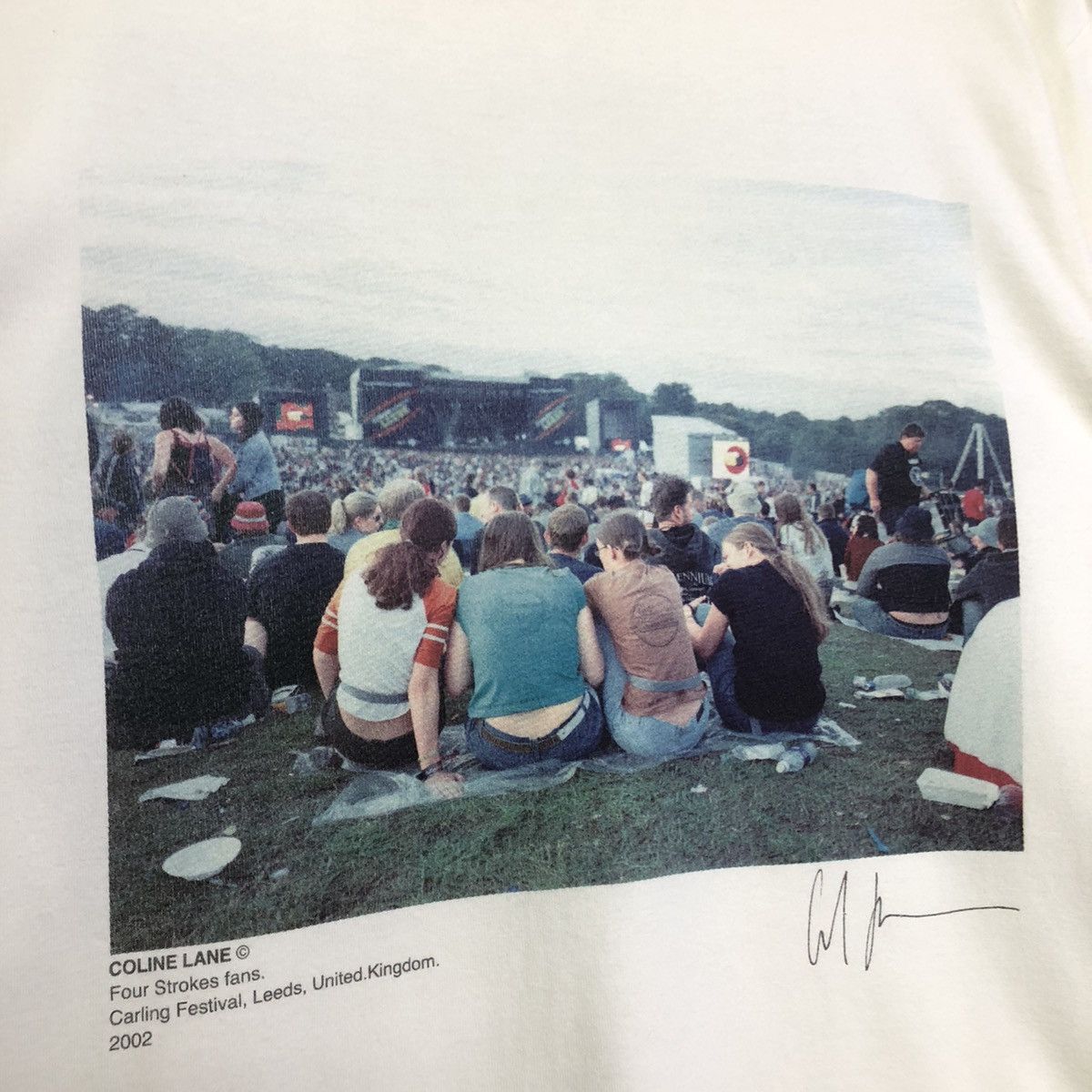 Japanese Brand JOHN MASON SMITH × COLINE LANE L/S T-SHIRT FOUR STROKES FANS Size US S / EU 44-46 / 1 - 6 Thumbnail