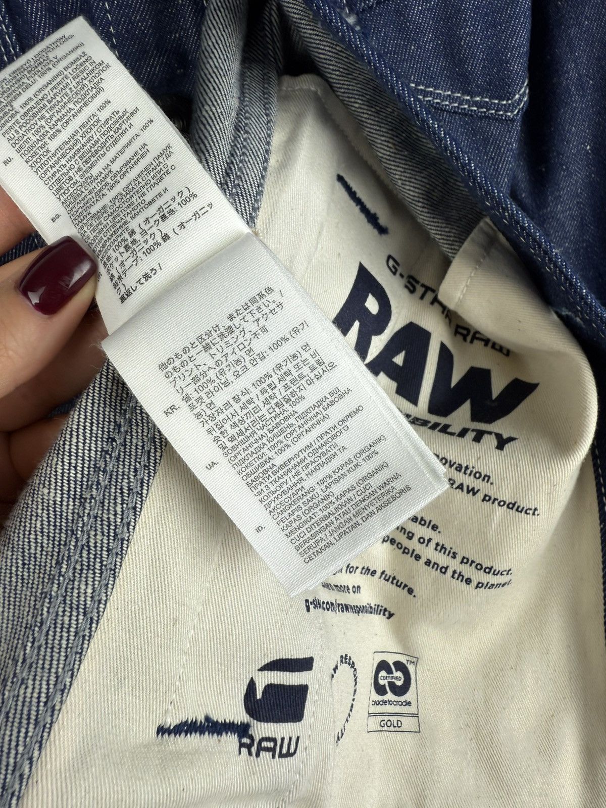 G-Star G Star Raw Men’s Arc 3D Slim JKT Denim Trucker Jacket Size S Size US S / EU 44-46 / 1 - 25 Thumbnail