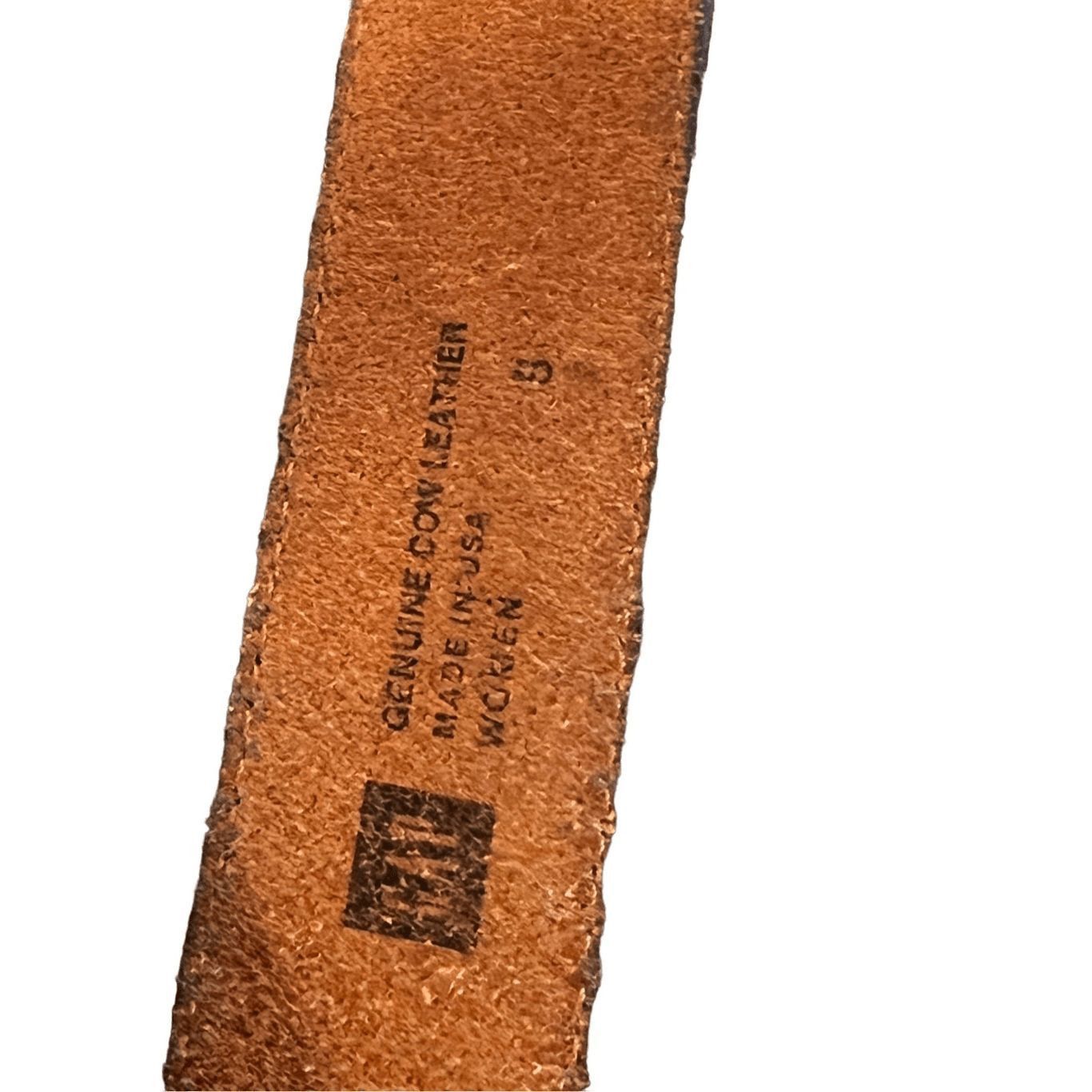 Gap Vintage Gap Leather Belt size S Made in USA Size 32 - 2 Thumbnail