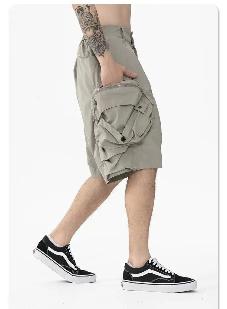 Designer × Japanese Brand Vintage Hip Hop Street Comfort Loose Casual Shorts Size US 33 - 2 Thumbnail