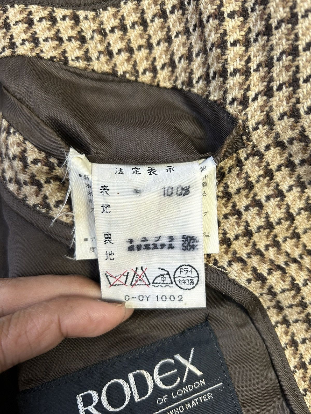 Designer × Rolex × Vintage VINTAGE RODEX WOOL BLAZER Size 38L - 7 Thumbnail
