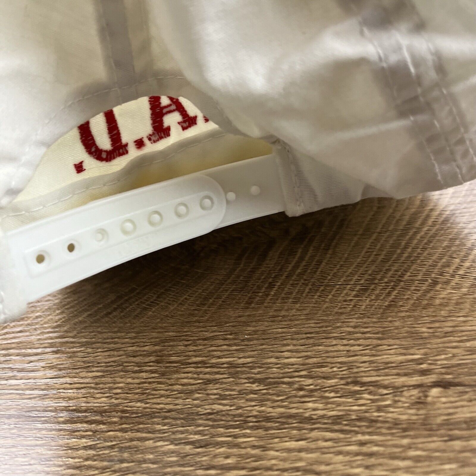 Other TRIAD Hat Triad Snapback Hat White Hat Adjustable White Adul Size ONE SIZE - 10 Thumbnail