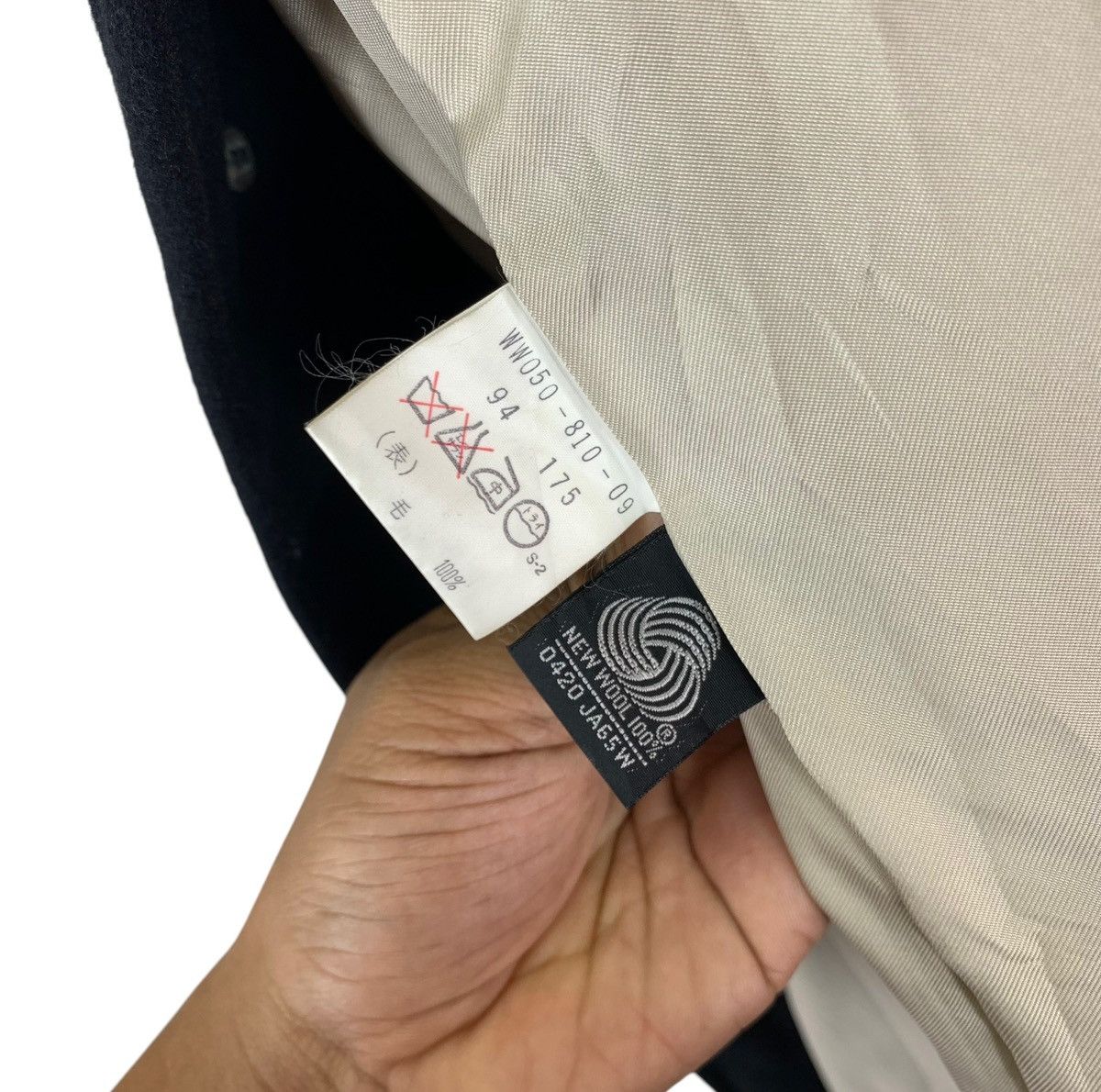 Burberry × Burberry Prorsum VINTAGE BURBERRYS OF LONDON WOOL BLACK OVERCOAT Size US M / EU 48-50 / 2 - 10 Thumbnail