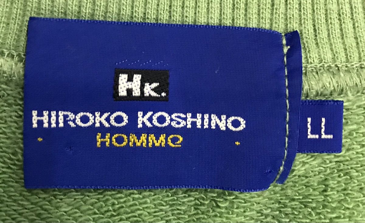 Hiroko Koshino Homme × Vintage Vintage Hiroko Koshino Homme Sweatshirt Size US XL / EU 56 / 4 - 6 Thumbnail