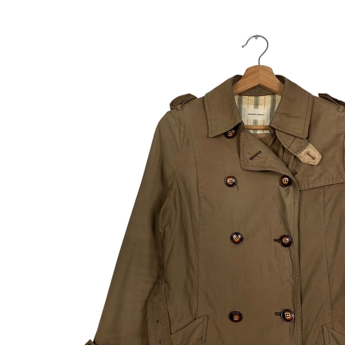 Japanese Brand Japanese Brand Nombre Impair Double Breasted Trench Coat Size S / US 4 / IT 40 - 6 Thumbnail