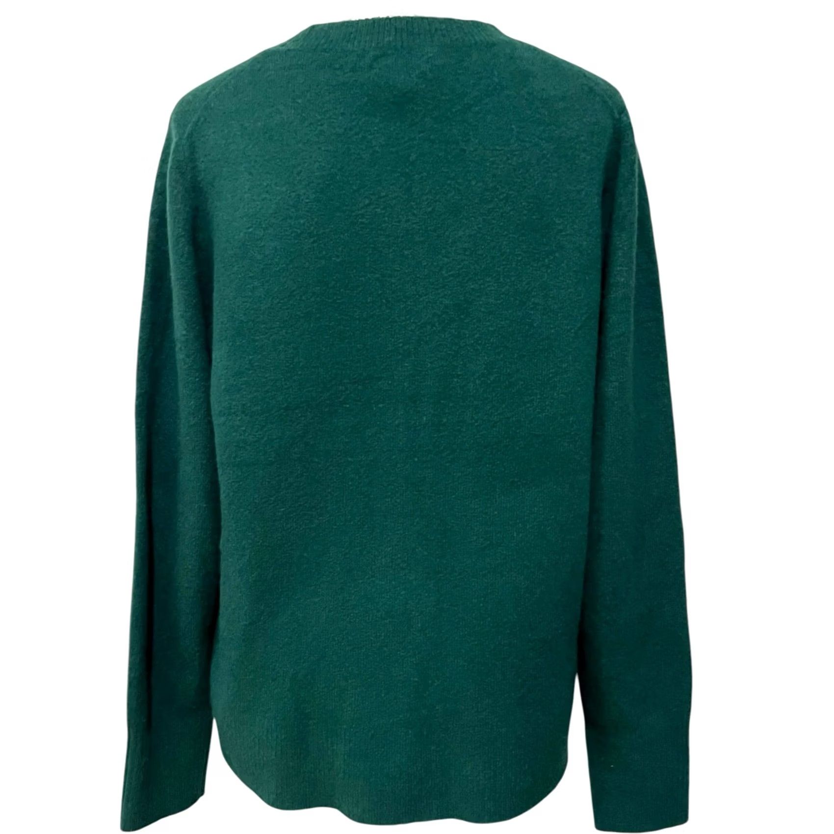 J.Crew J.Crew Factory Women’s Crewneck Sweater Green Pullover L Crew Neck Long Sleeve Solid Acrylic Wool Spandex Casual Womens Size L / US 10 / IT 46 - 3 Thumbnail