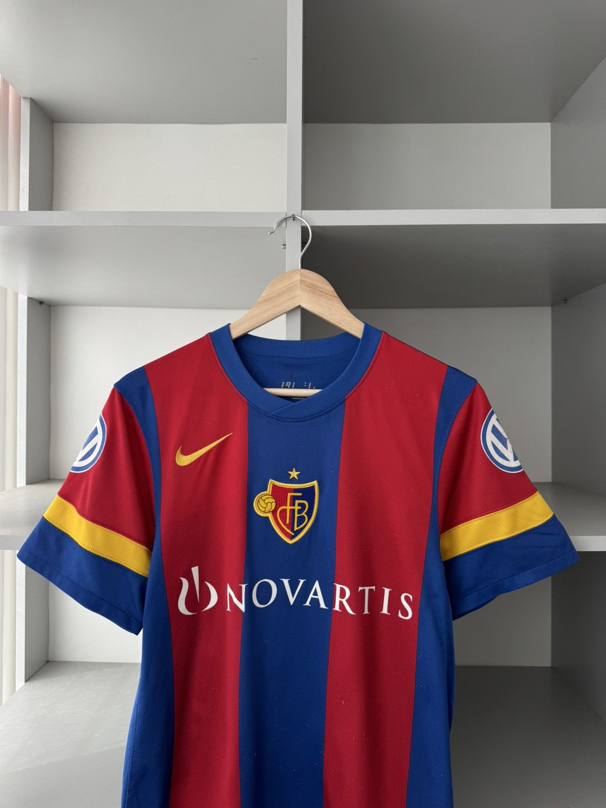 Nike × Vintage Nike Basel Swiss 2010 2012 Vintage Home Jersey Size US S / EU 44-46 / 1 - 2 Thumbnail