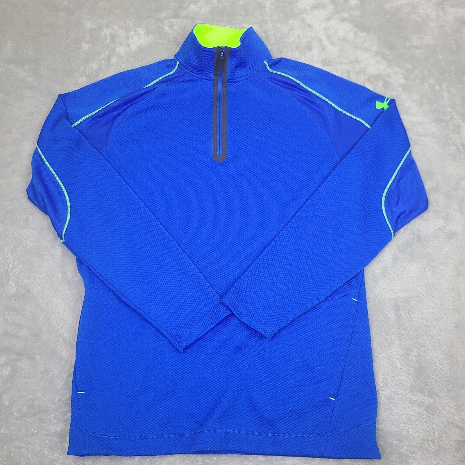 Under Armour Under Armour ColdGear Infrared Run Mens Medium Fitted 1/2 Pu Size US M / EU 48-50 / 2 - 1 Thumbnail