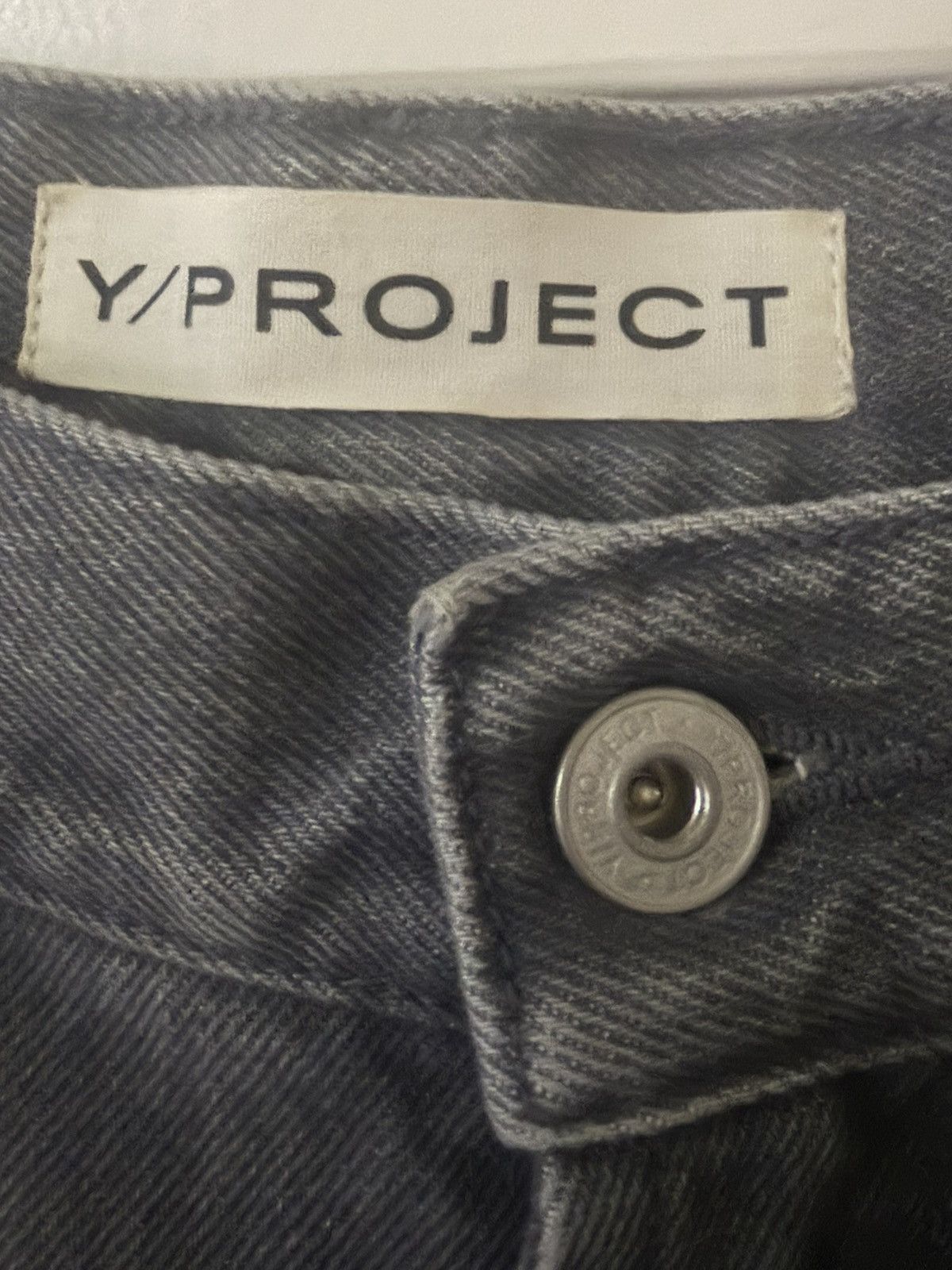 Y/Project Y/Project Evergreen Western Denim Grey 34 Detachable Cuffs Size US 34 / EU 50 - 2 Thumbnail