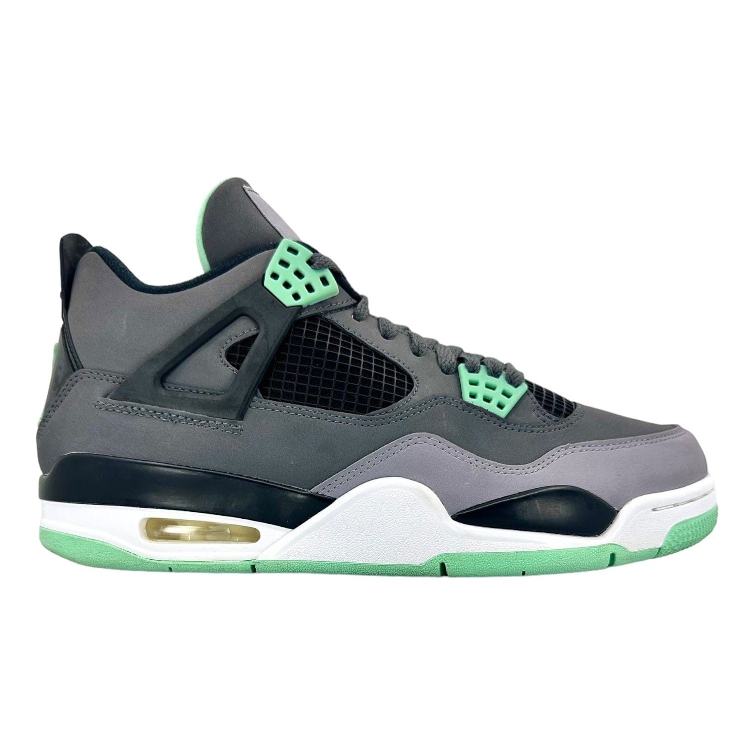 Nike 4 Retro Green Glow Size US 9.5 / EU 42-43 - 1 Thumbnail
