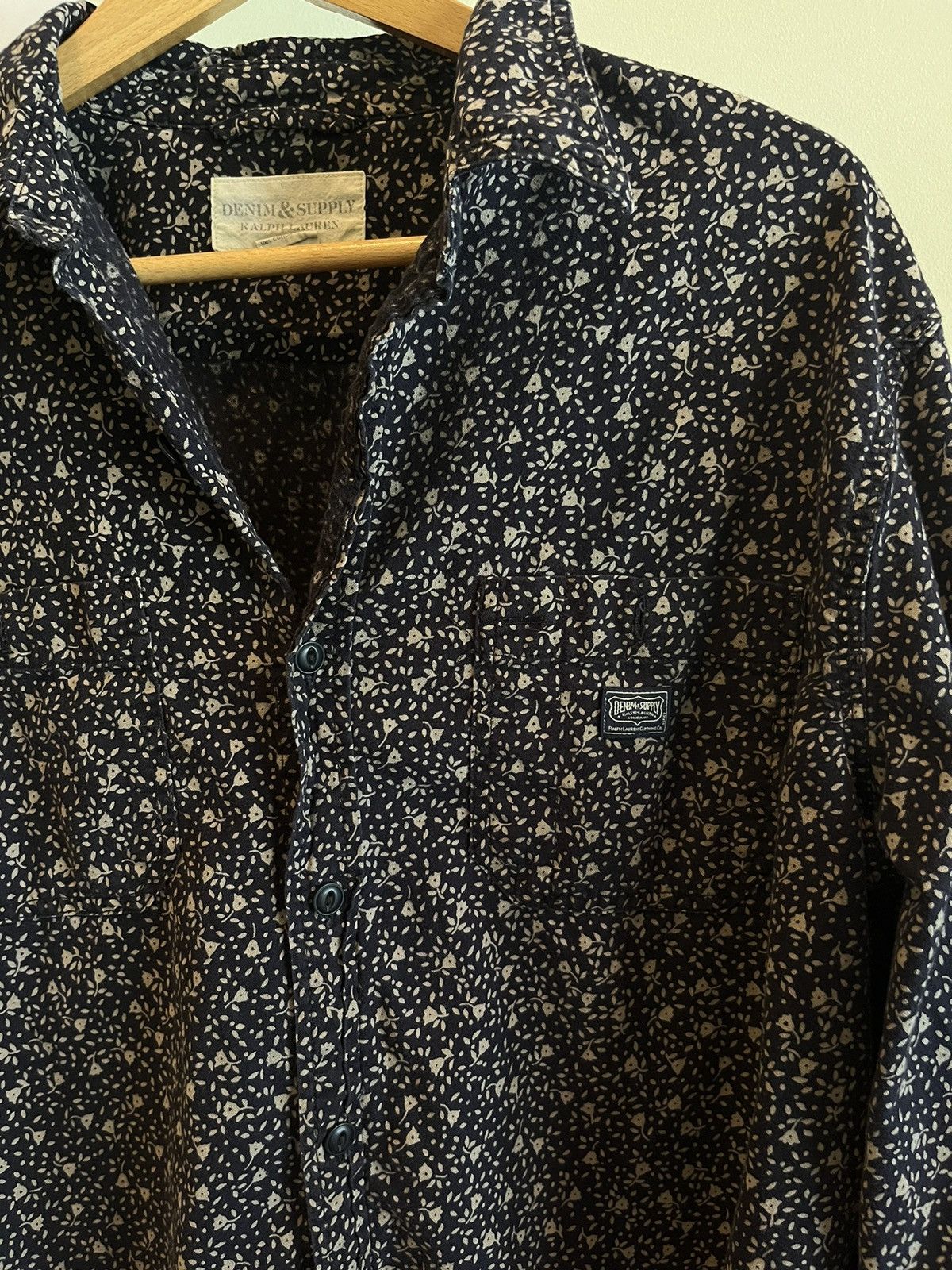 Denim & Supply Ralph Lauren × Ralph Lauren Long Sleeve Flower Button Up Size US XL / EU 56 / 4 - 2 Thumbnail