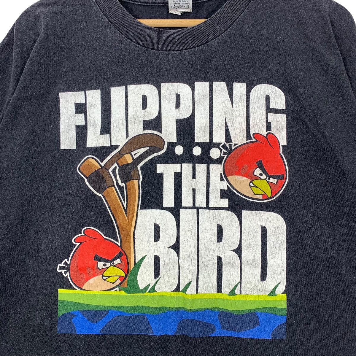 Vintage Vintage ANGRY BIRD Flipping The Bird By Fifth Cartoon Shirt Size US XXL / EU 58 / 5 - 3 Thumbnail